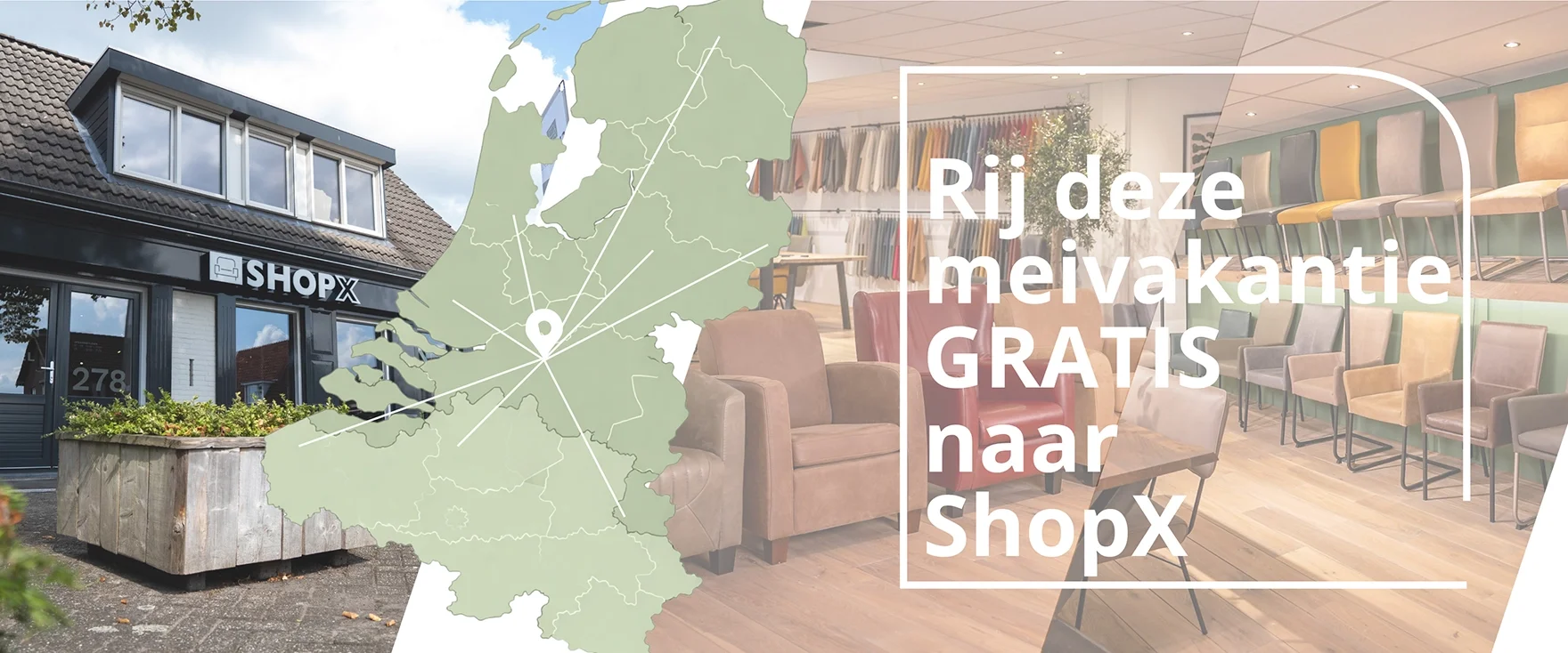 Rij GRATIS naar ShopX