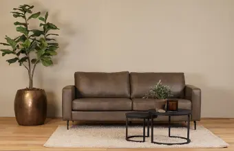 Leren bank – 3,5-zits