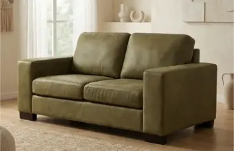 Groene leren bank kopen