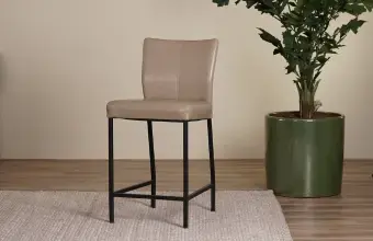 Leren Barkrukken Laag