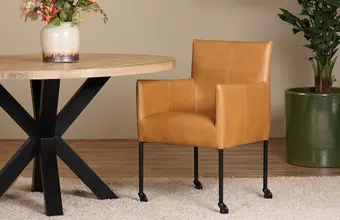 Leren Eetkamerstoelen