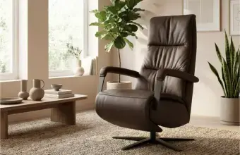 Bruine relaxfauteuils