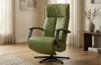 Groene relaxfauteuils