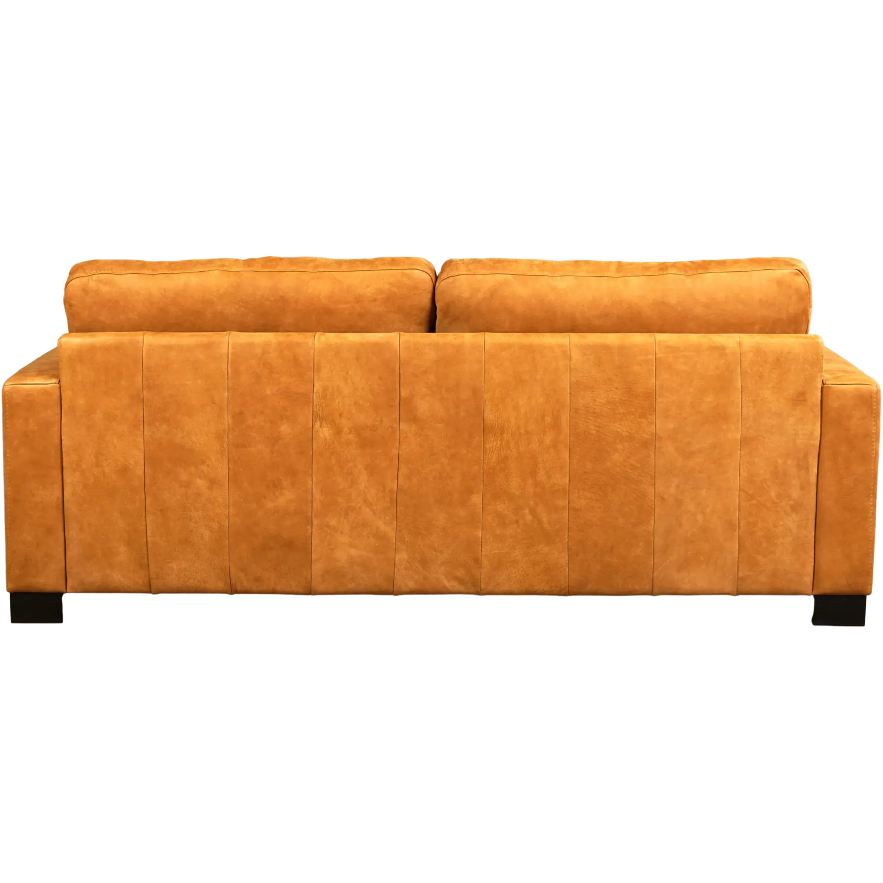 afbeelding van Leren bank Energy - 3 zits - Kenia Cognac (cognac) - Poten hout bruin