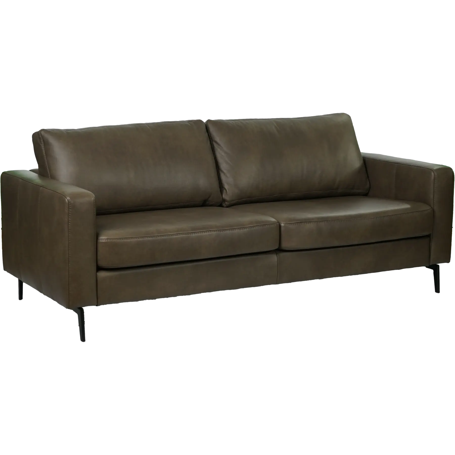 afbeelding van Leren bank Match - 3,5 zits