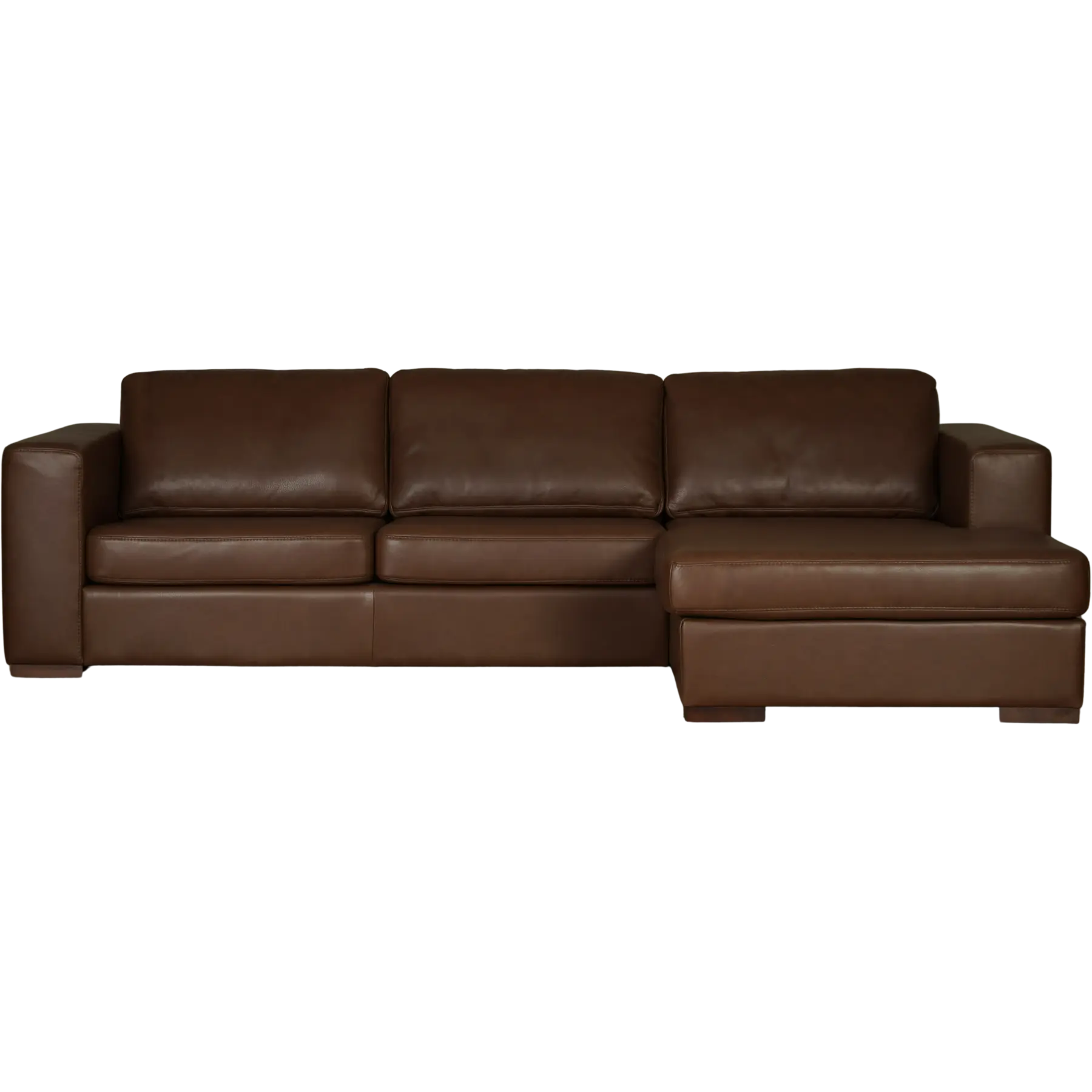 afbeelding van Leren hoekbank Flow - 3 zits + longchair