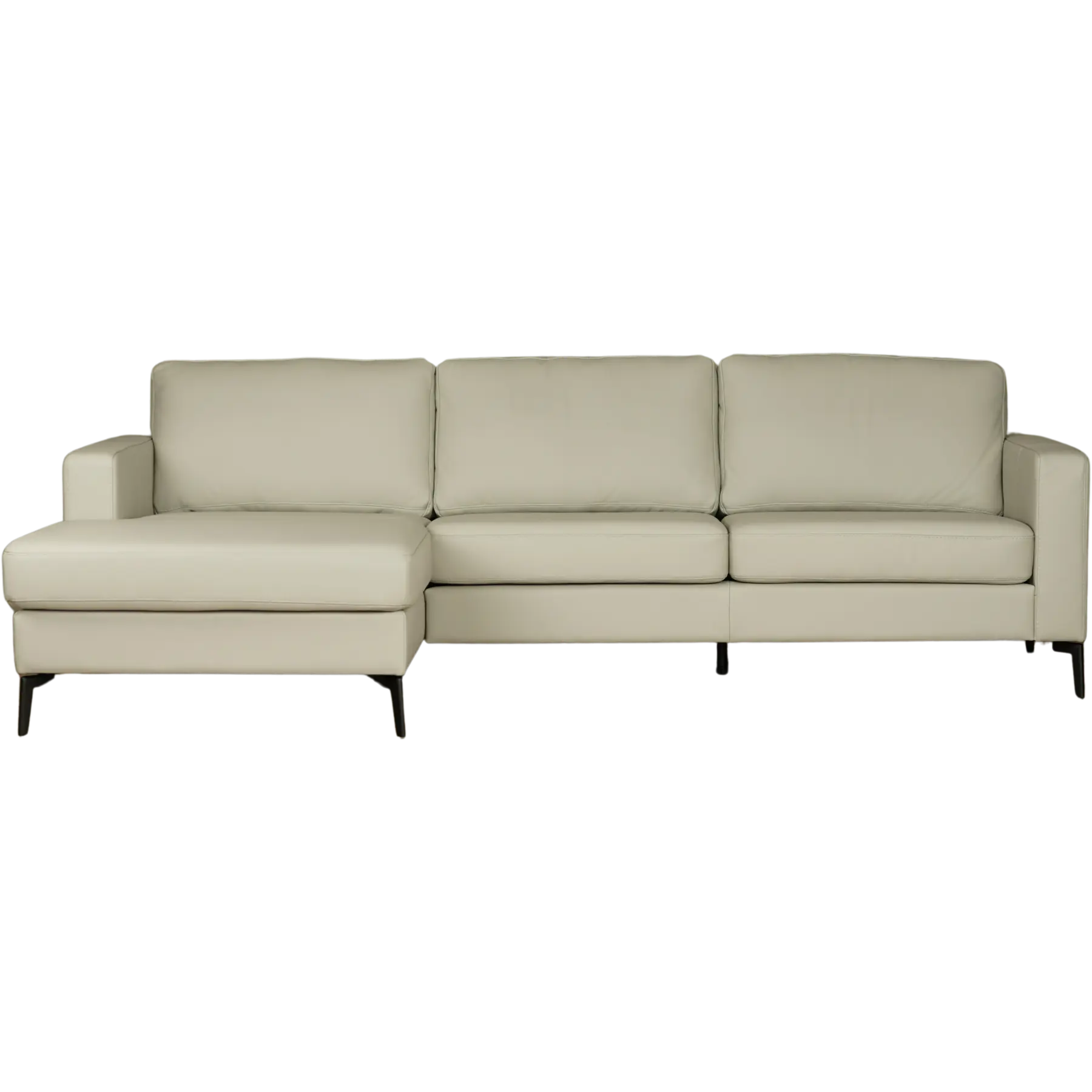 afbeelding van Leren hoekbank Match - 2 zits + longchair