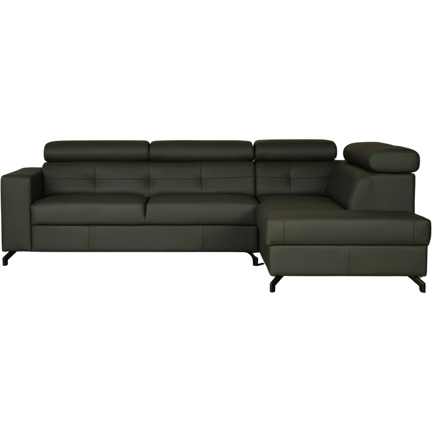 afbeelding van Leren hoekbank Nova - 2,5 zits + longchair