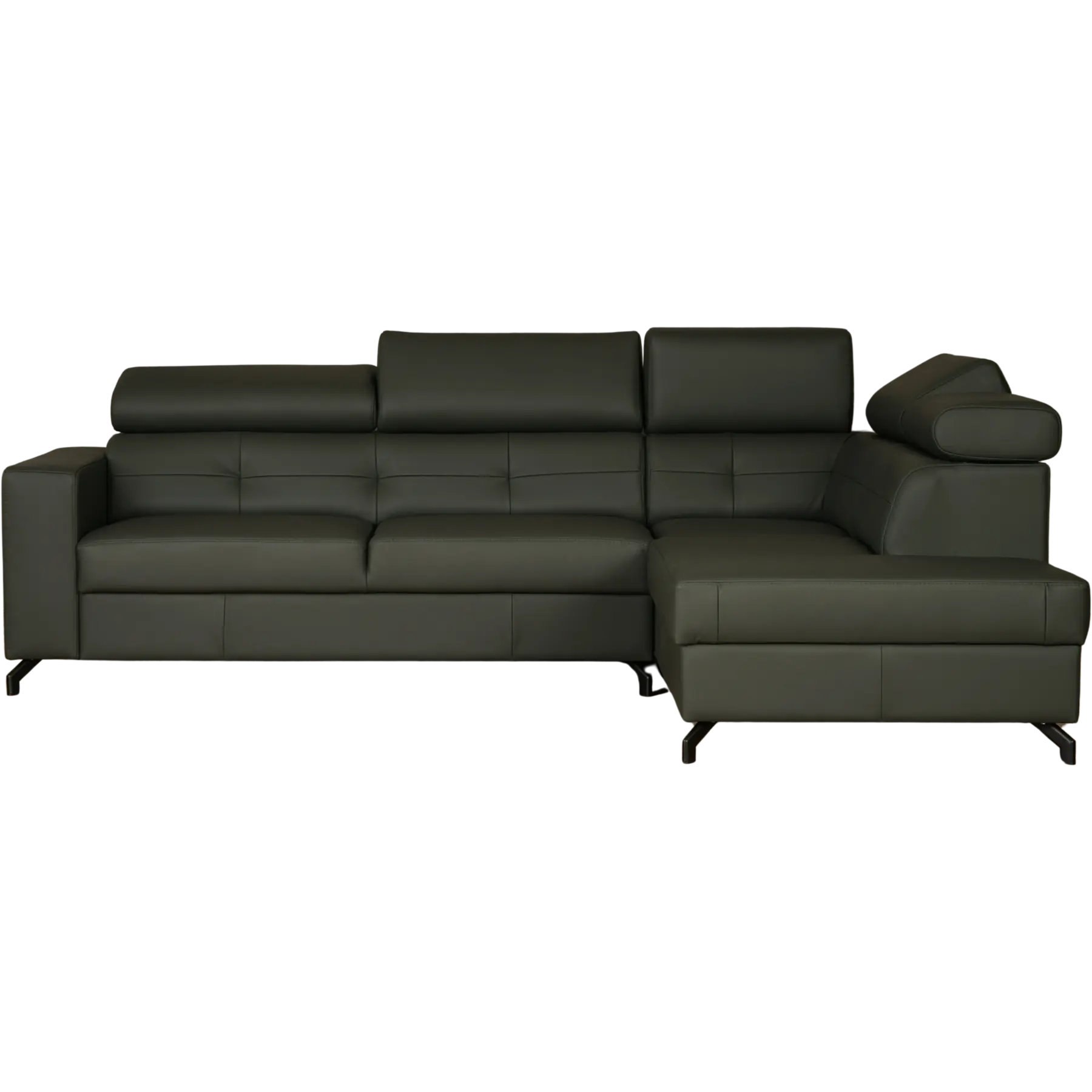 afbeelding van Leren hoekbank Nova - 2,5 zits + longchair