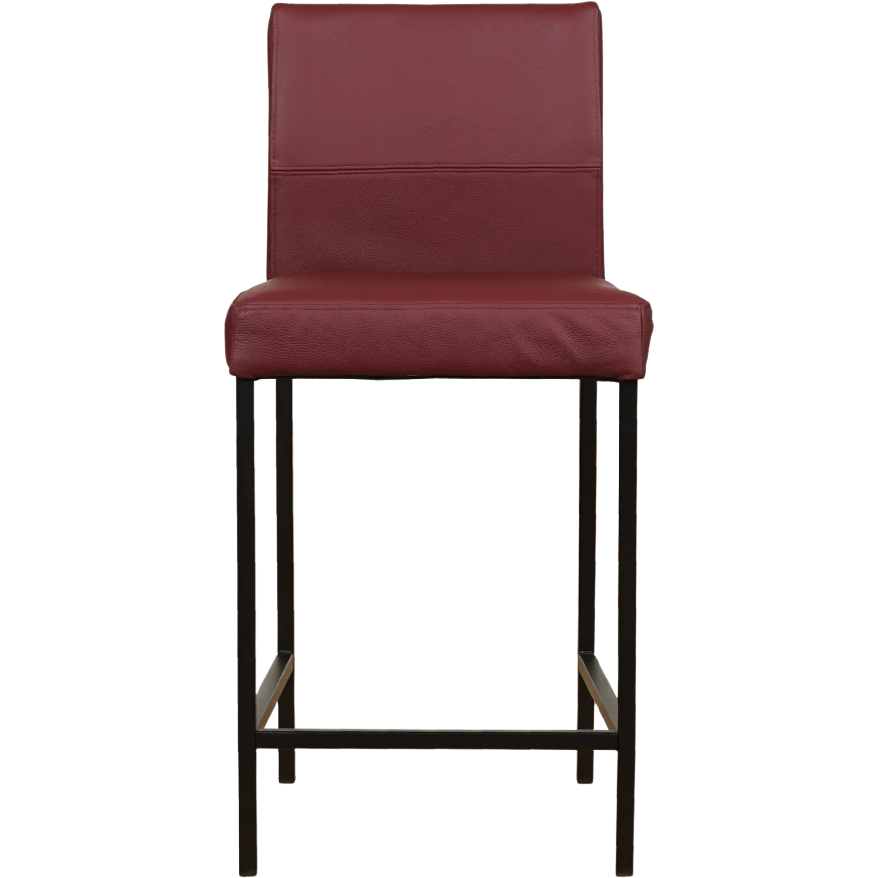 afbeelding van Leren barkruk Bright laag