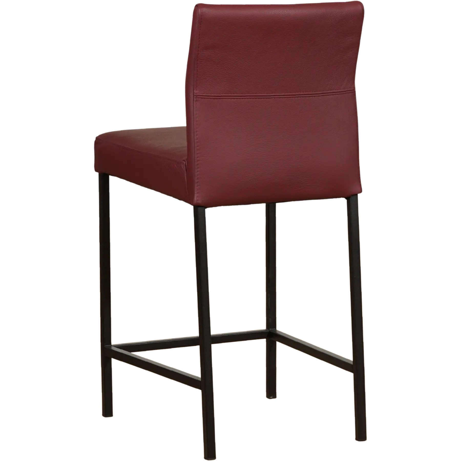 afbeelding van Leren barkruk Bright laag