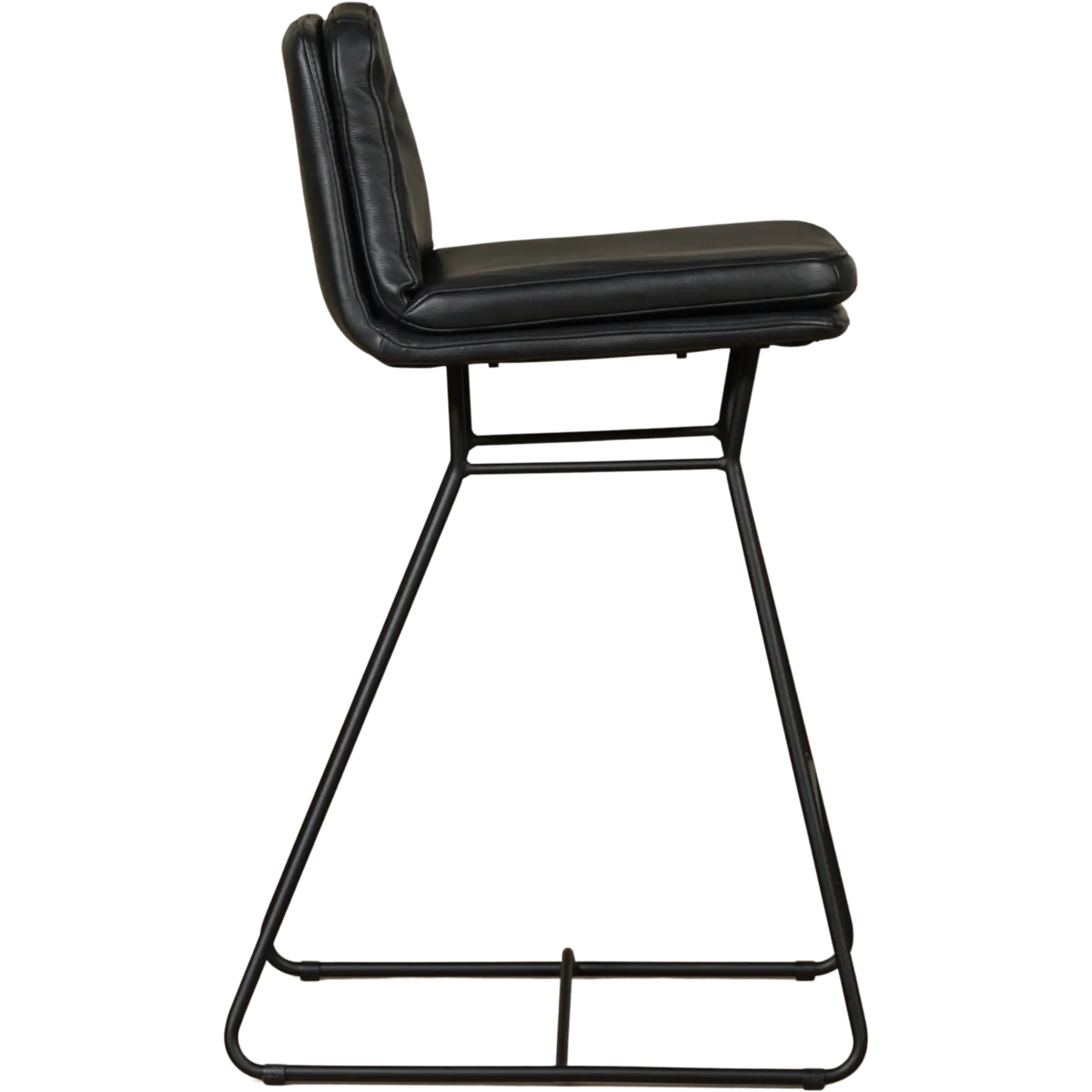 afbeelding van Leren barkruk Candy laag