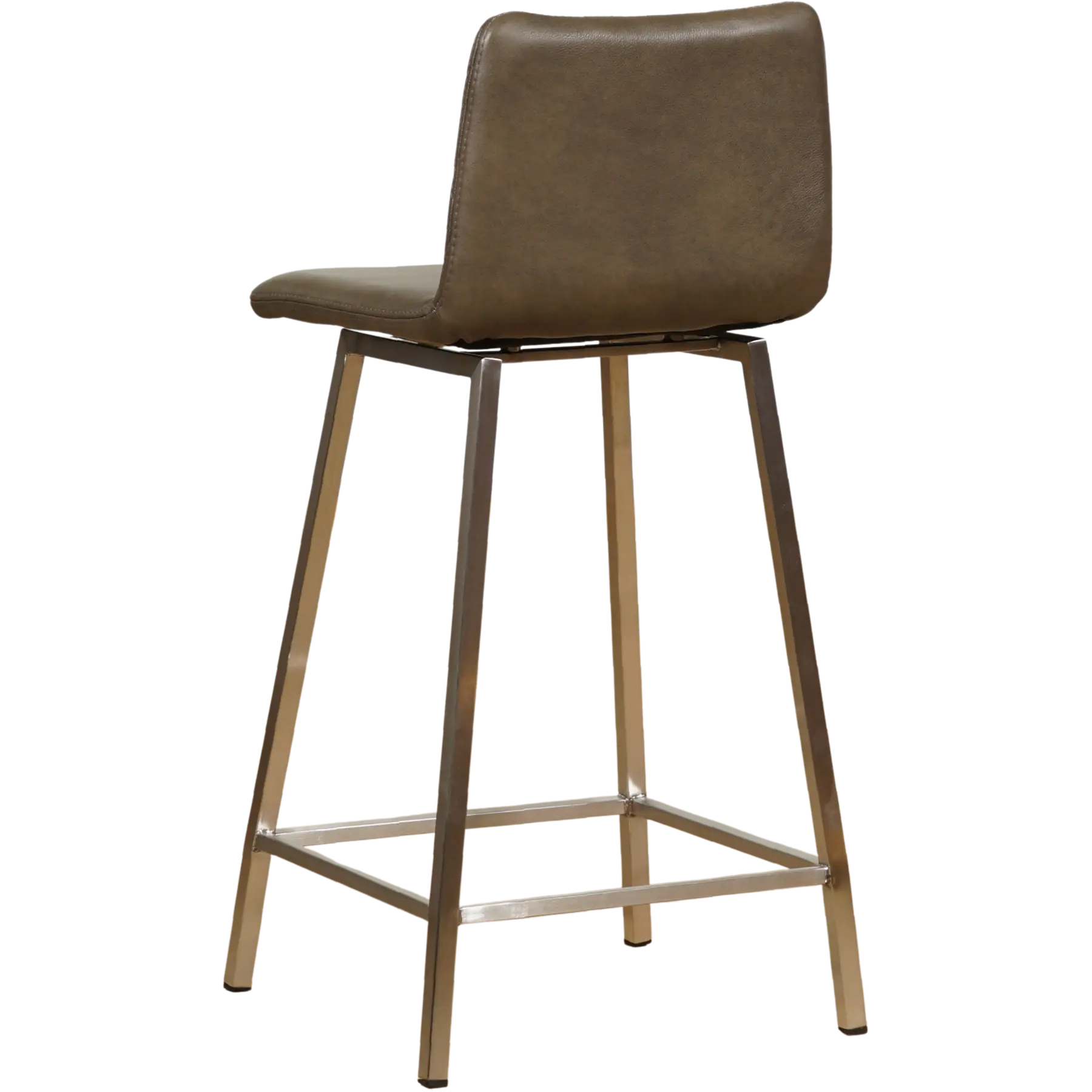 afbeelding van Leren barkruk Catch laag