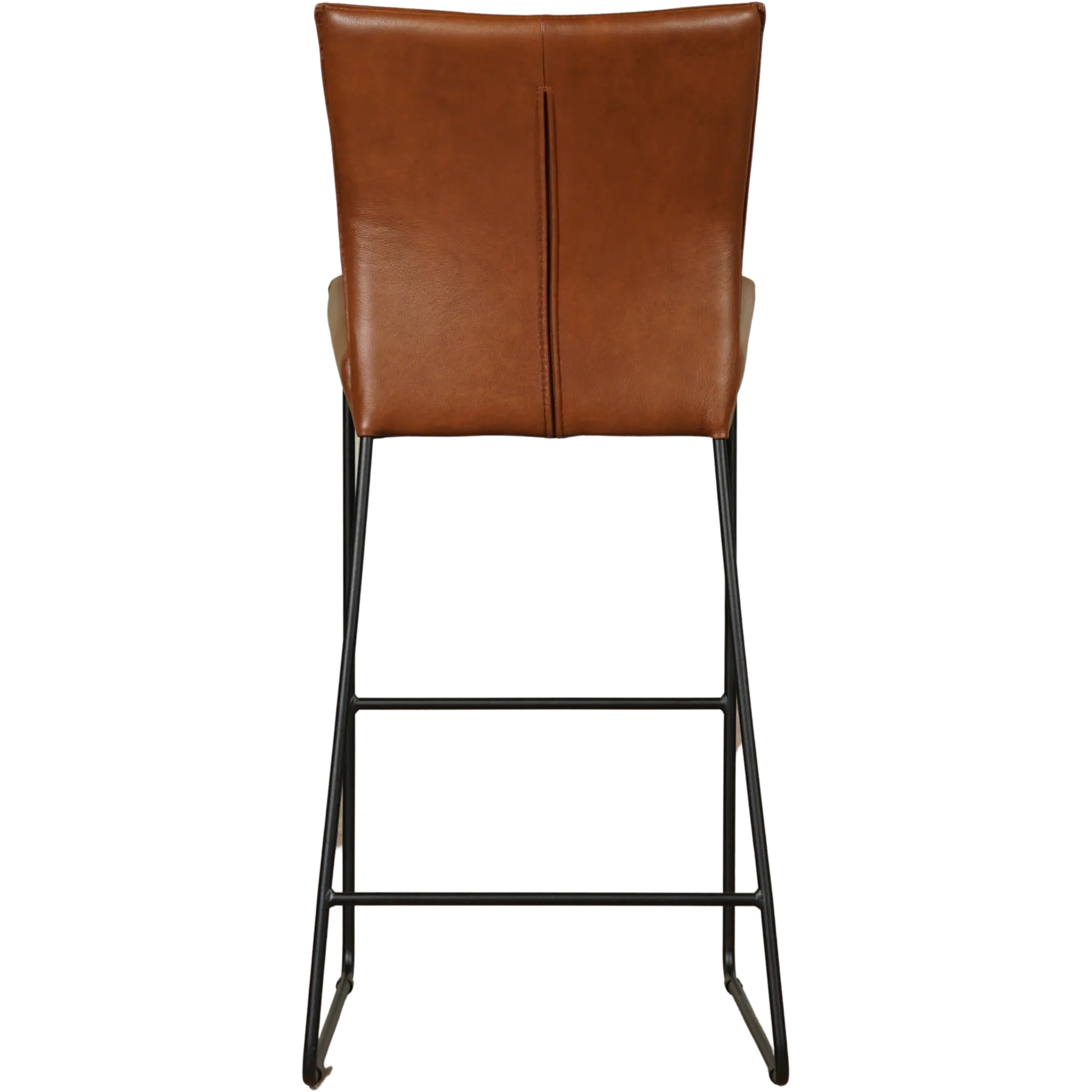 afbeelding van Leren barkruk Mate hoog - Granada Savannah (cognac)