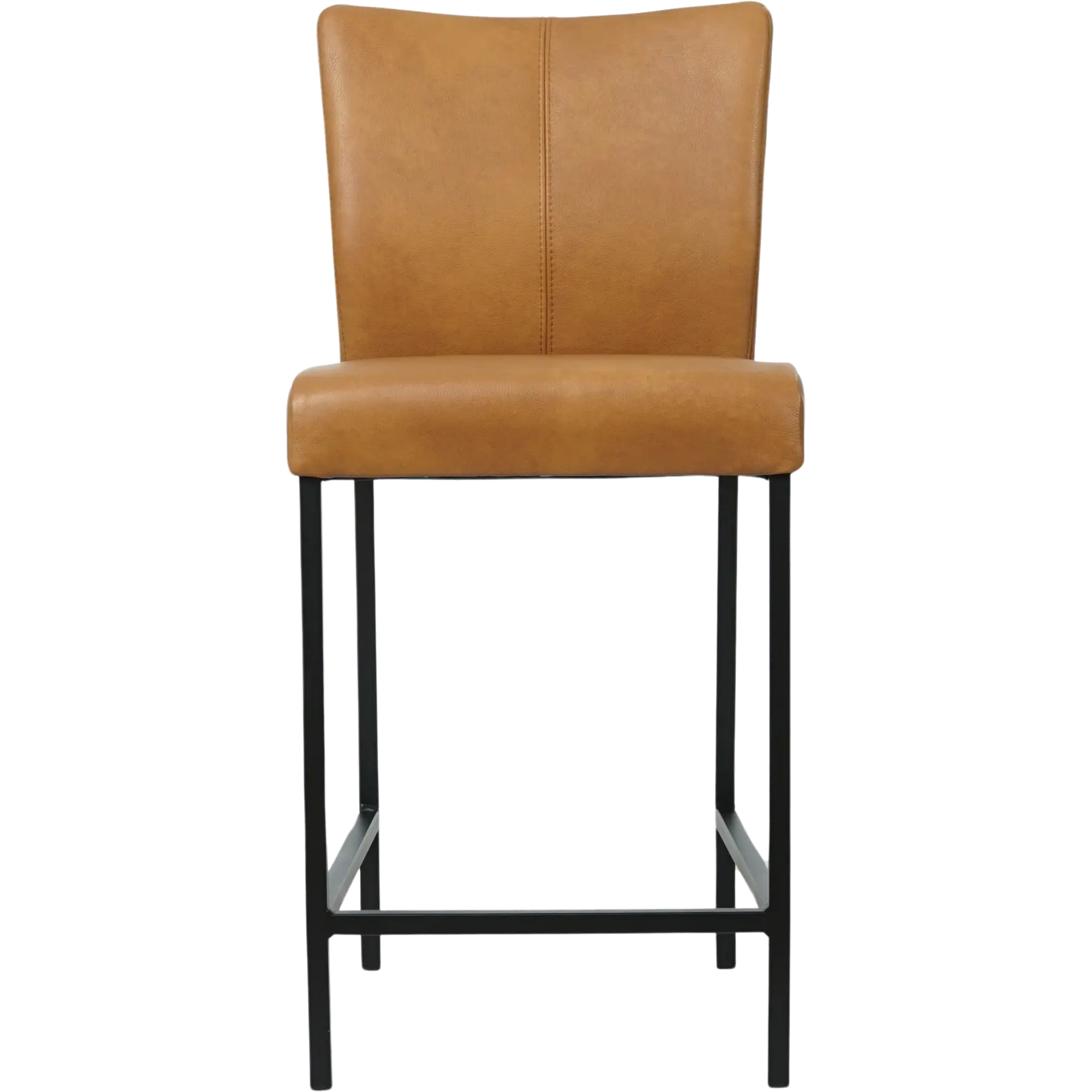 afbeelding van Leren barkruk Revolt laag