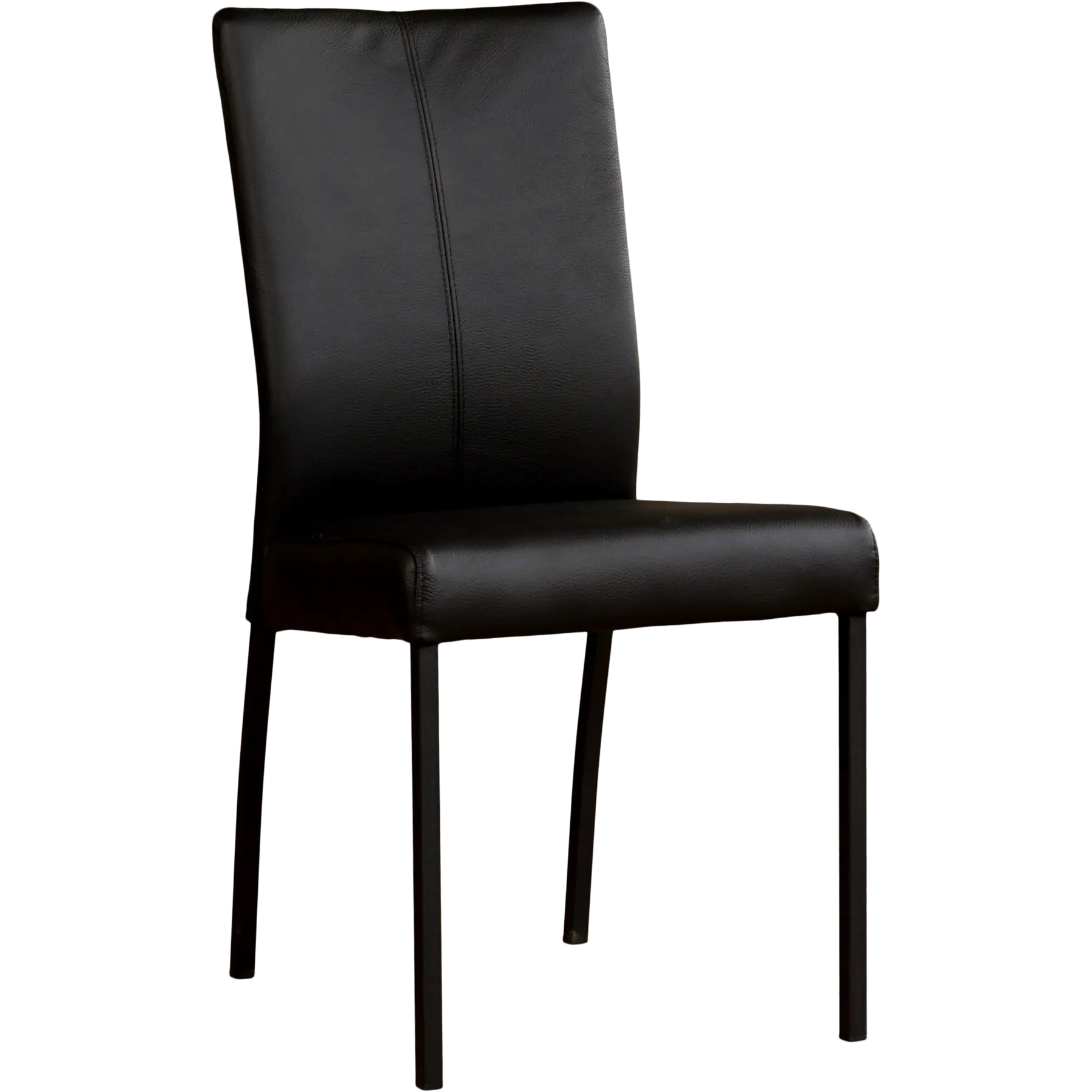 afbeelding van Leren eetkamerstoel Comfort