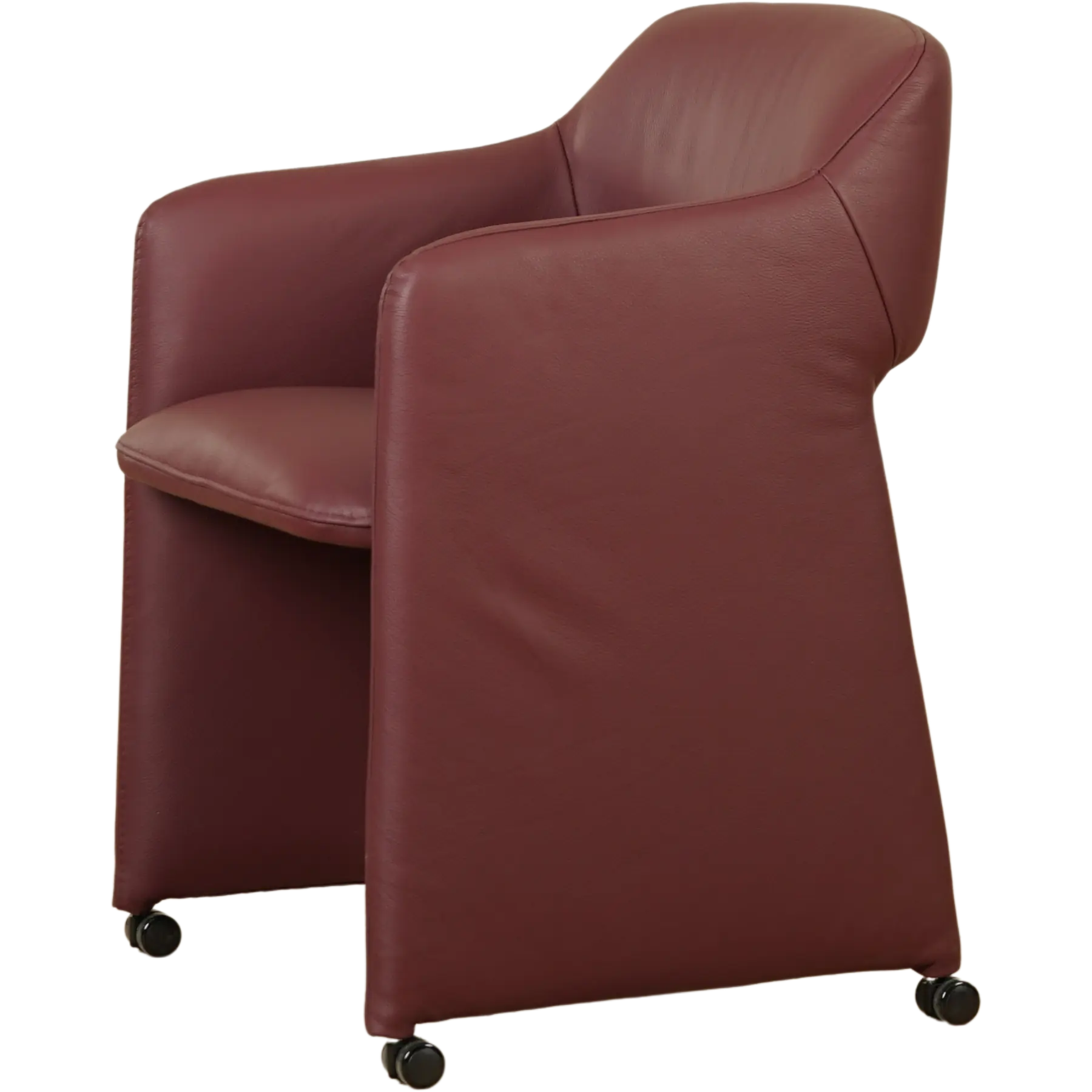 afbeelding van Leren eetkamerstoel Icon