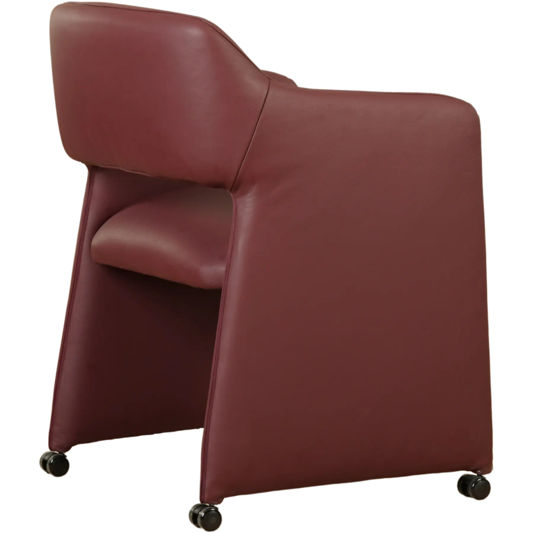 afbeelding van Leren eetkamerstoel Icon