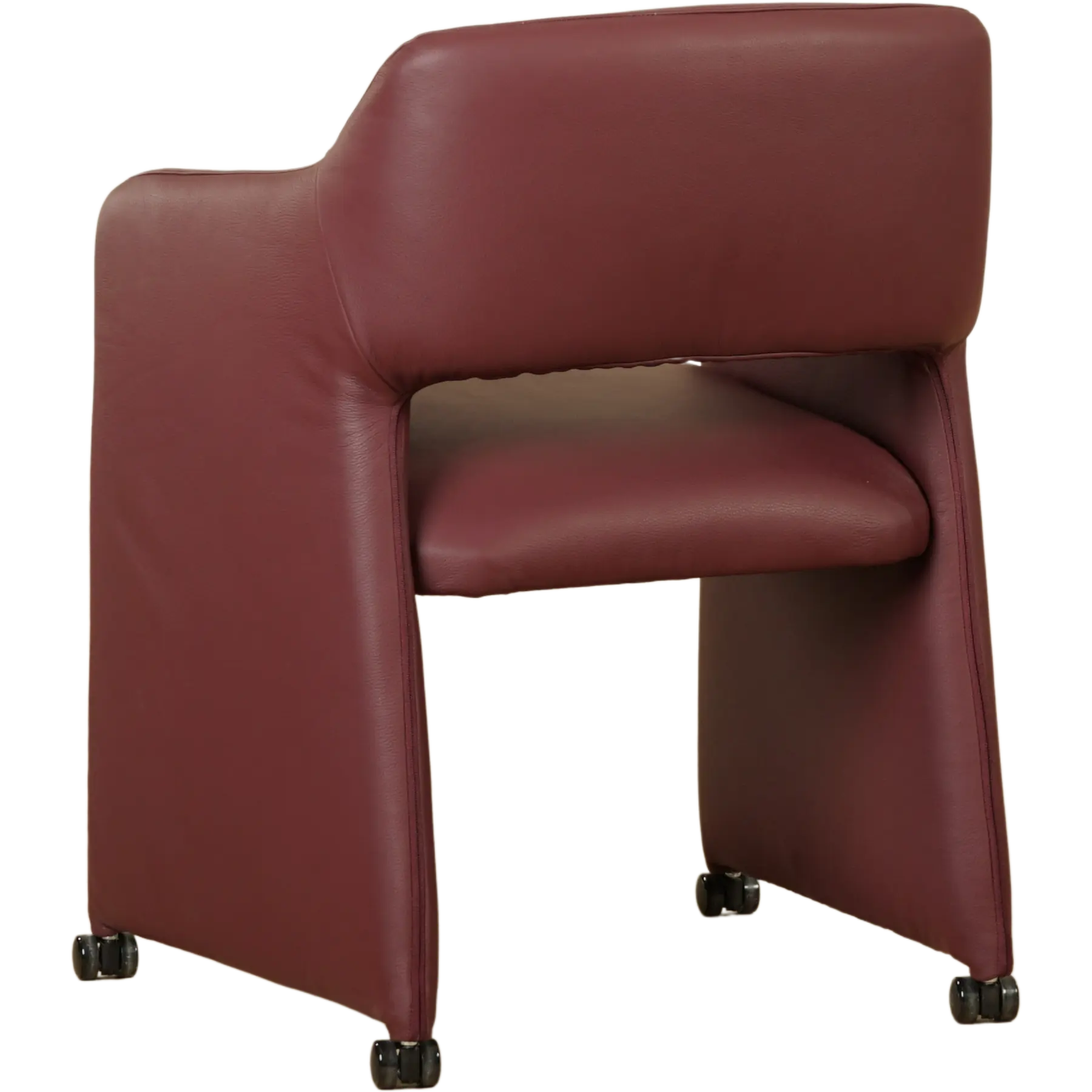 afbeelding van Leren eetkamerstoel Icon