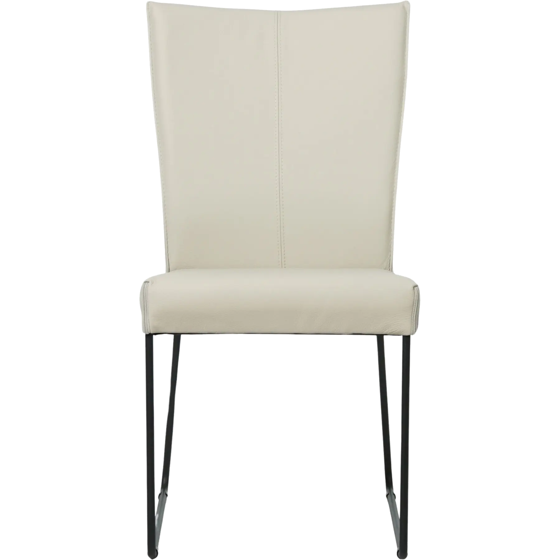 afbeelding van Leren eetkamerstoel Mate