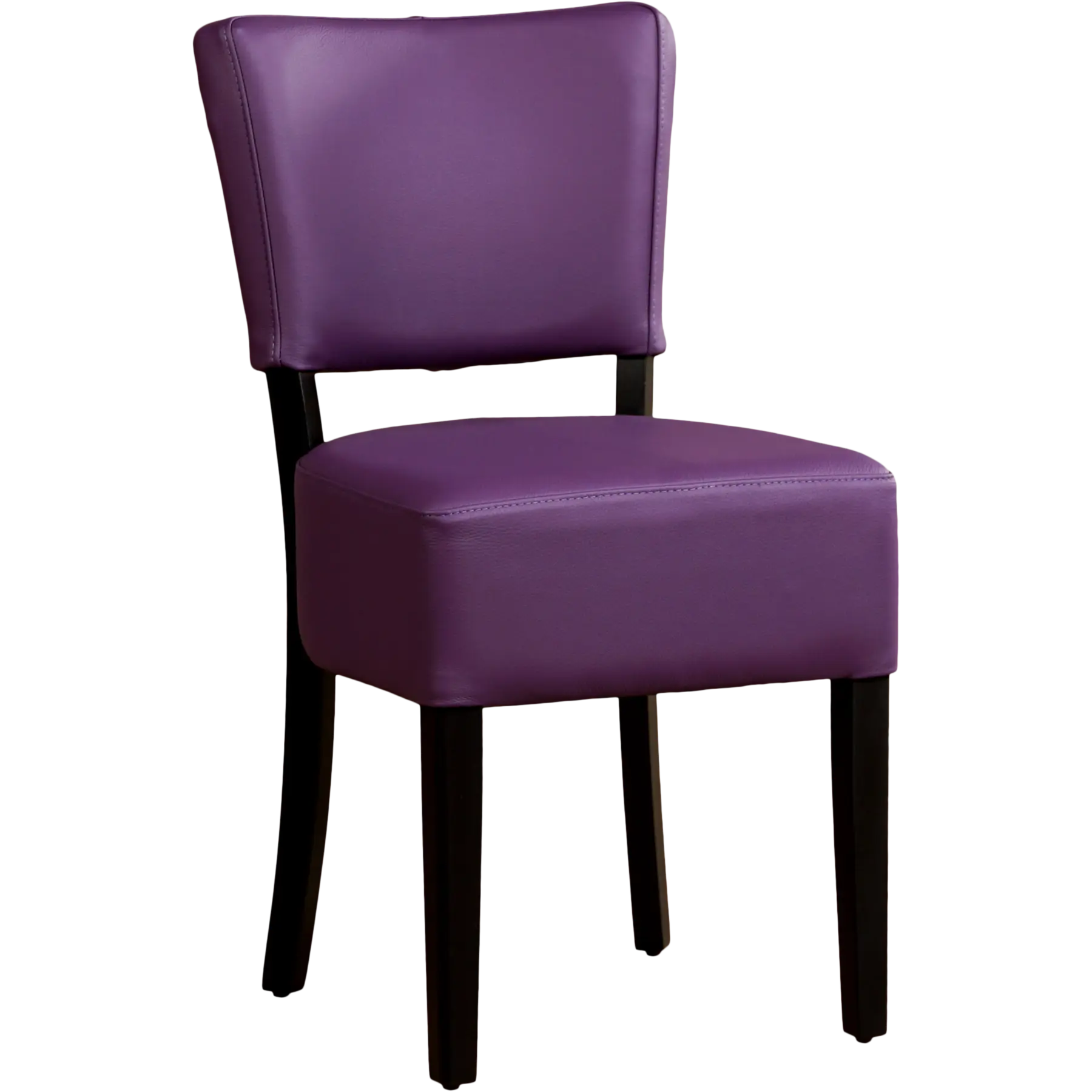 afbeelding van Leren eetkamerstoel Rest