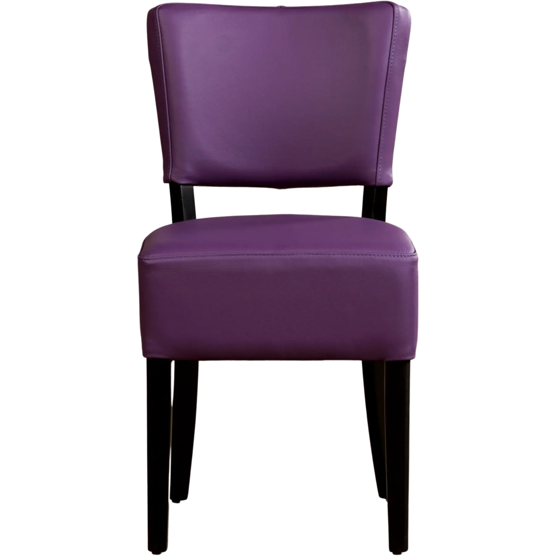 afbeelding van Leren eetkamerstoel Rest