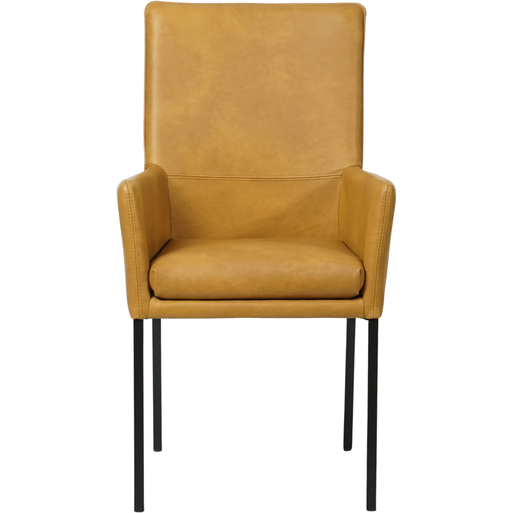 afbeelding van Leren eetkamerstoel Royal