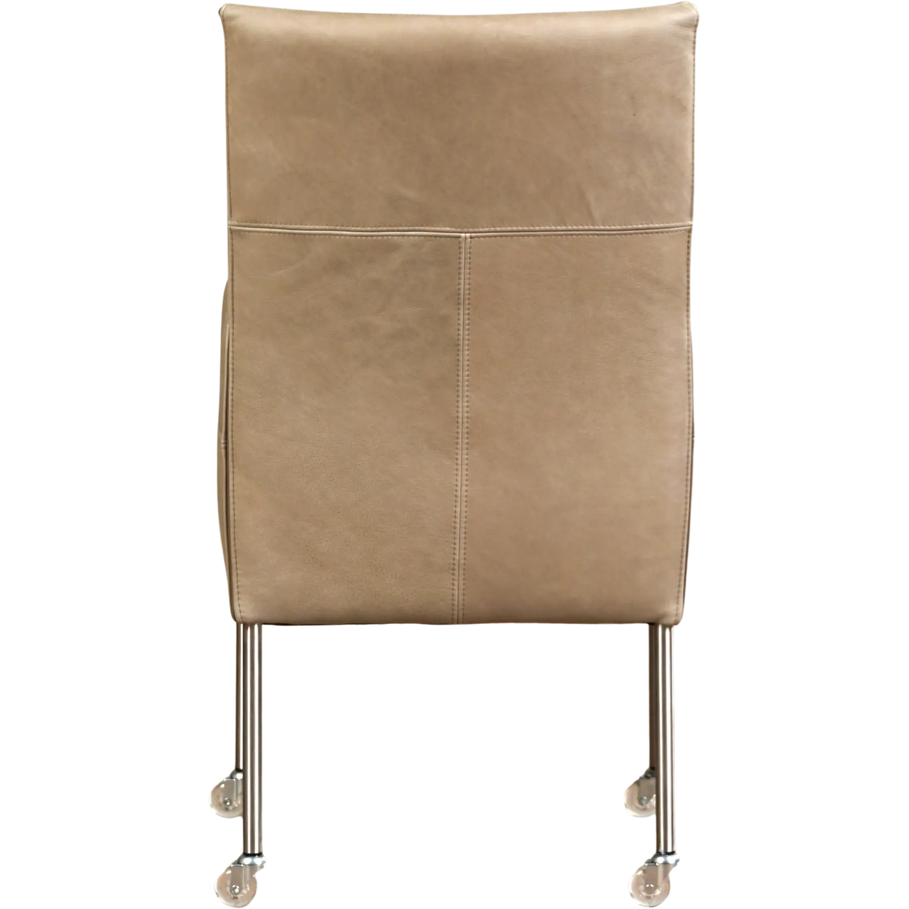 afbeelding van Leren eetkamerstoel Spark