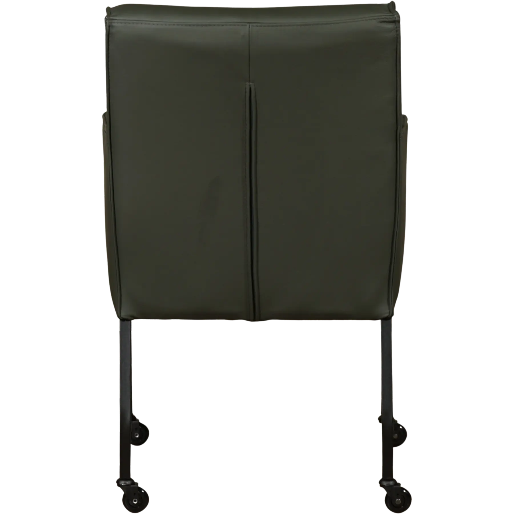 afbeelding van Set van 10 Leren eetkamerstoelen Lucky - Toledo Verde (donkergroen)