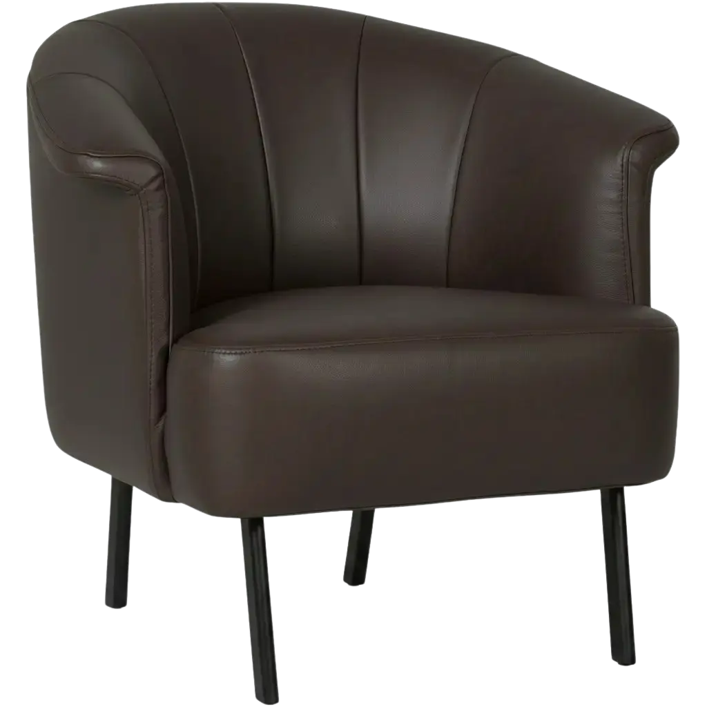 afbeelding van Leren fauteuil Embrace - Toledo Caffe (donkerbruin)