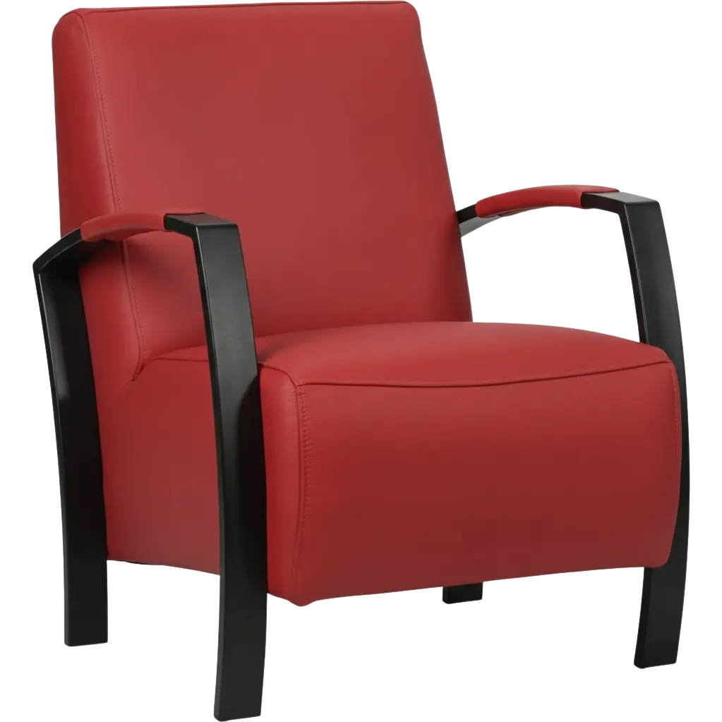 afbeelding van Leren fauteuil Glory - Toledo Ducati (rood)