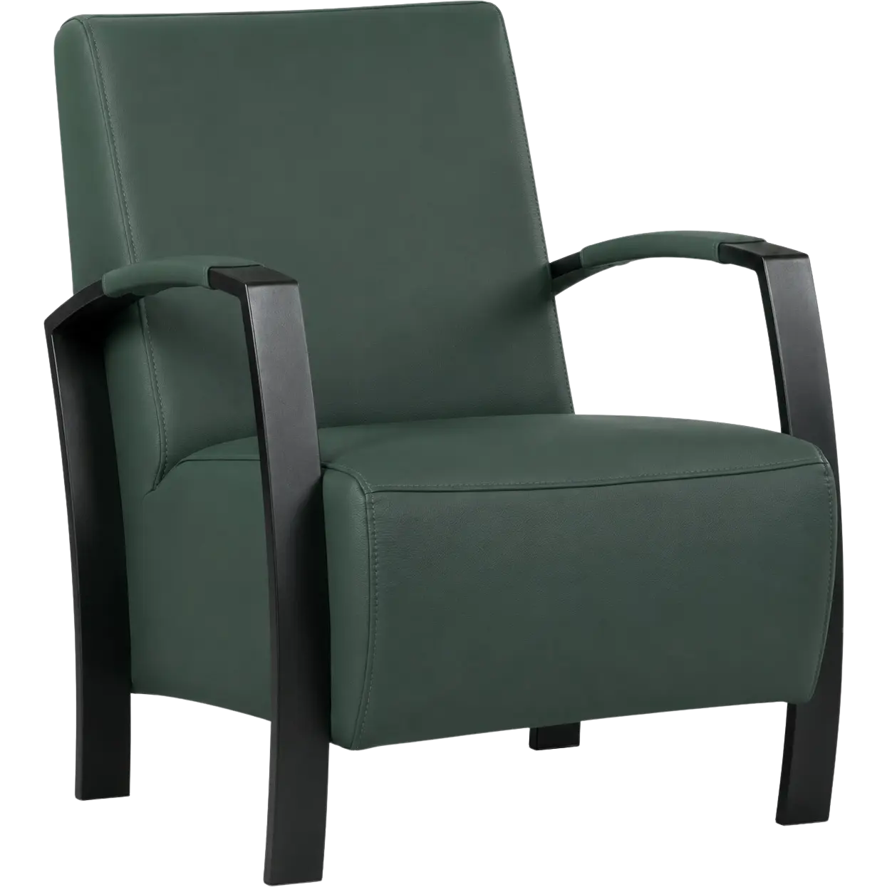 afbeelding van Leren fauteuil Glory - Toledo Forrest (groen)