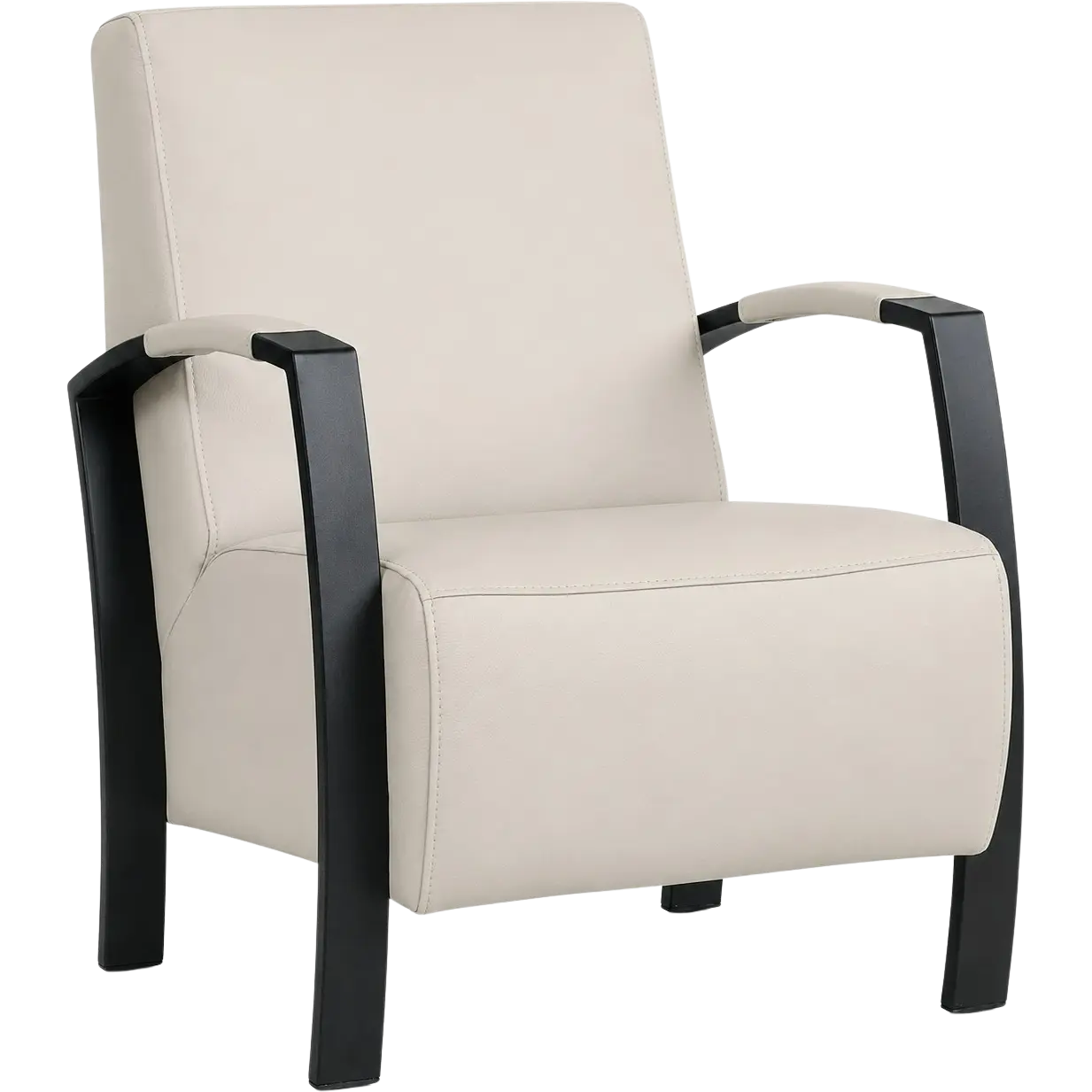 afbeelding van Leren fauteuil Glory - Toledo Misty (crème)