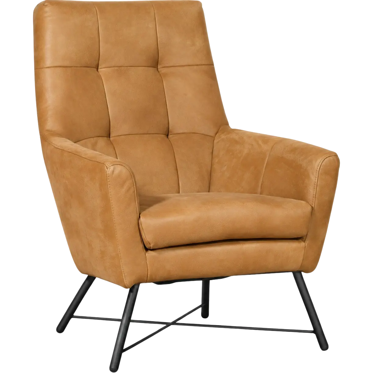 afbeelding van Leren fauteuil Proud - Kenia Cognac (cognac)