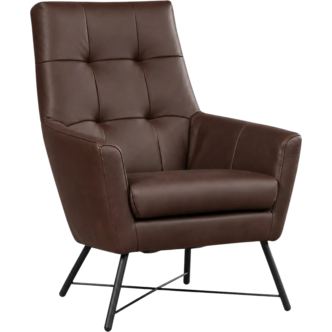 afbeelding van Leren fauteuil Proud - Rancho Brown (bruin)
