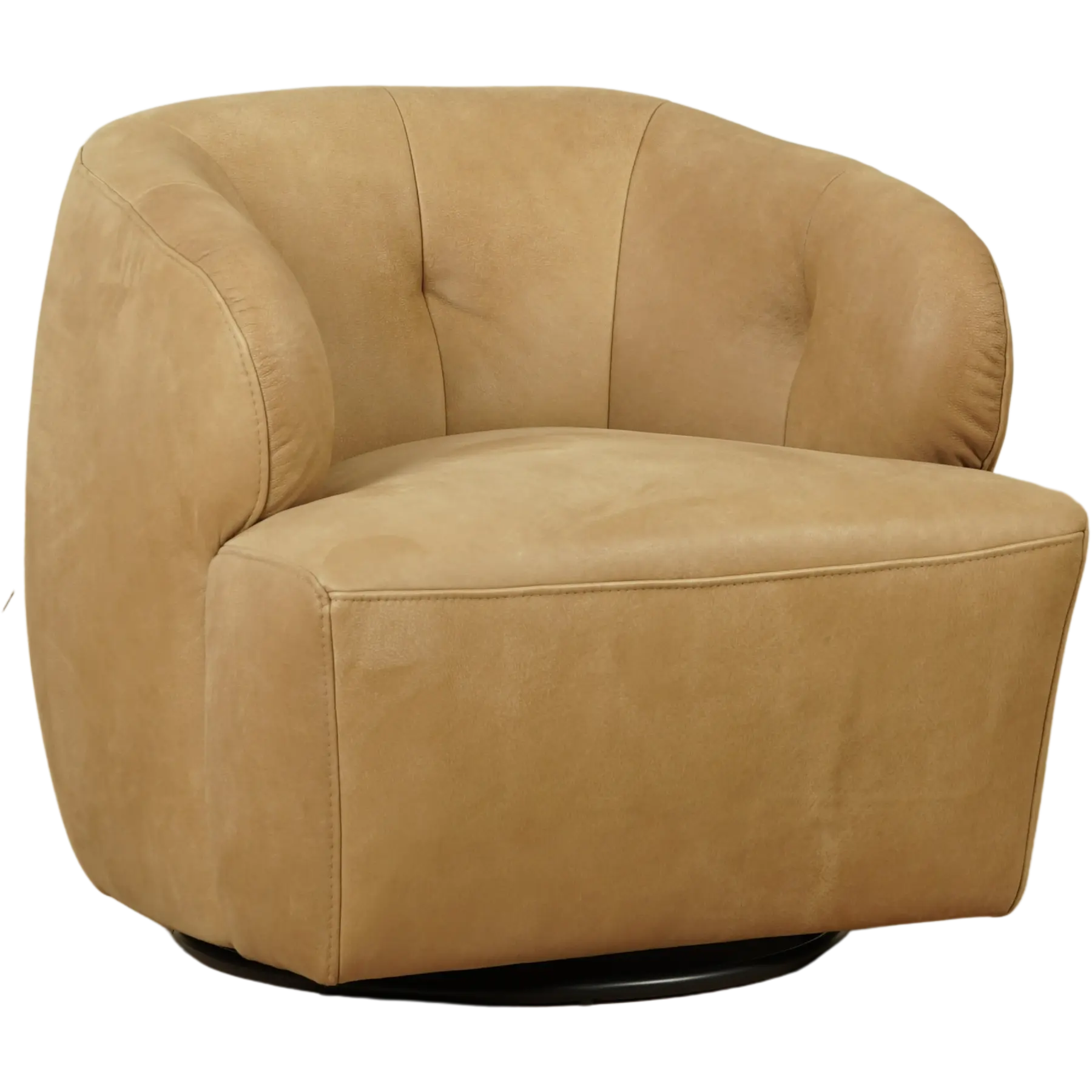 afbeelding van Leren draaifauteuil Cloud