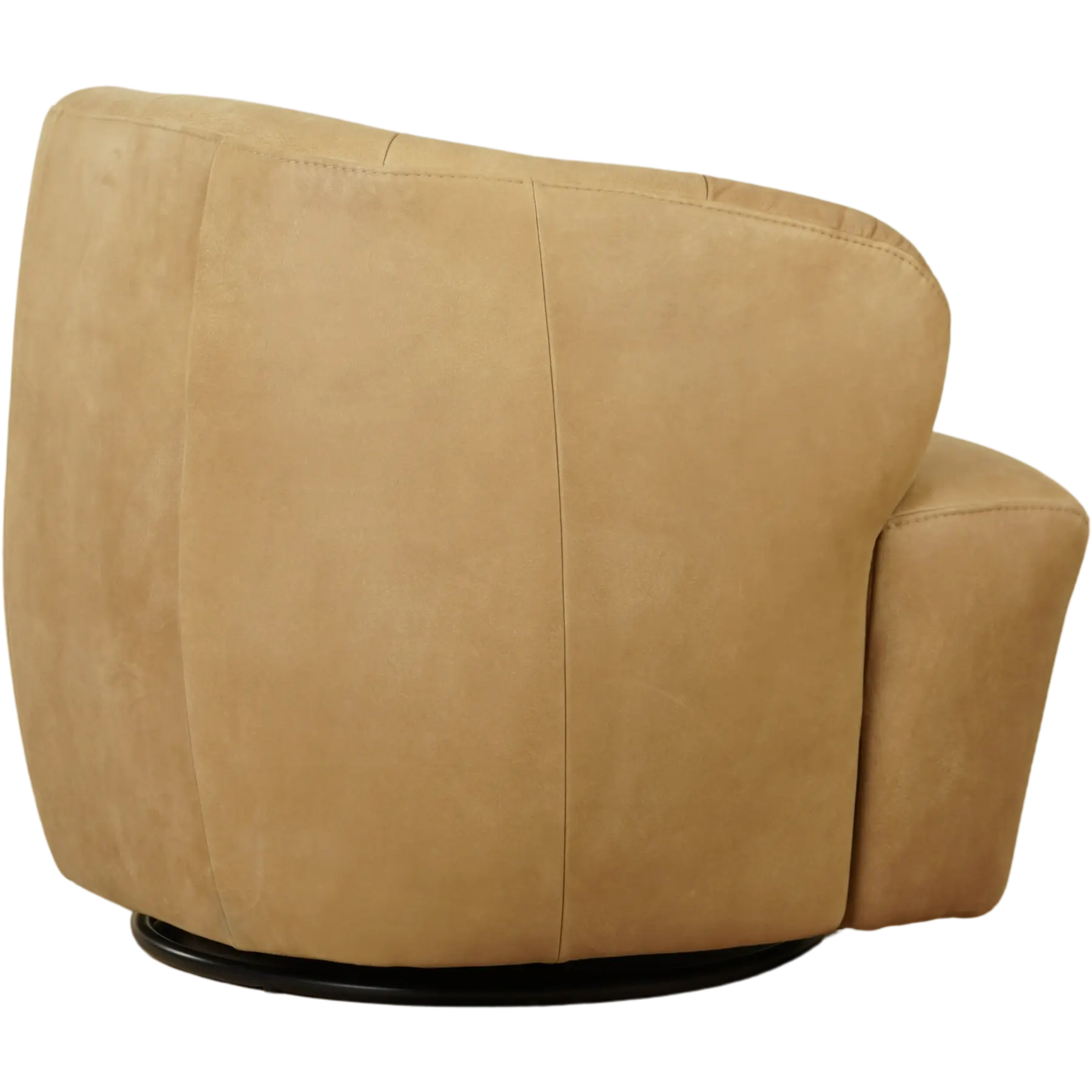 afbeelding van Leren draaifauteuil Cloud - Kenia Walnut (cognac)