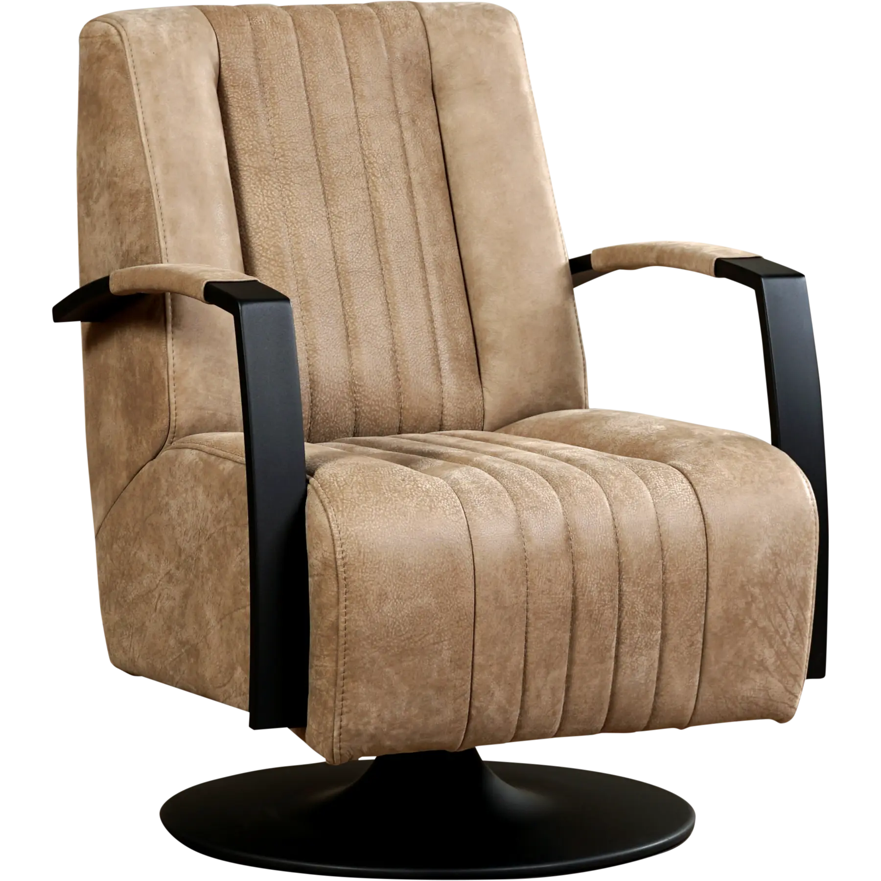 afbeelding van Leren draaifauteuil Galaxy