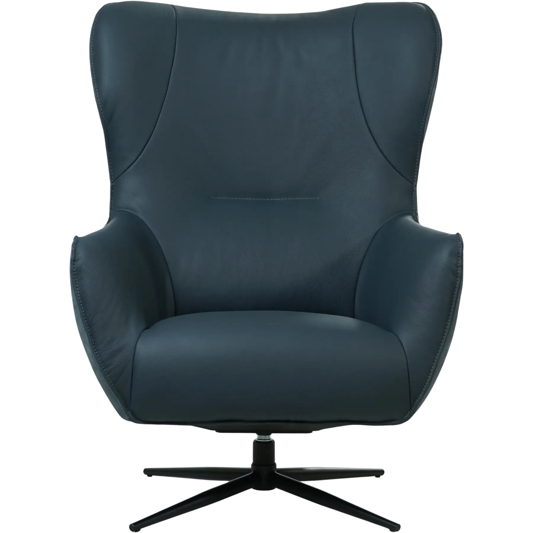 afbeelding van Leren draaifauteuil Leaf Duo