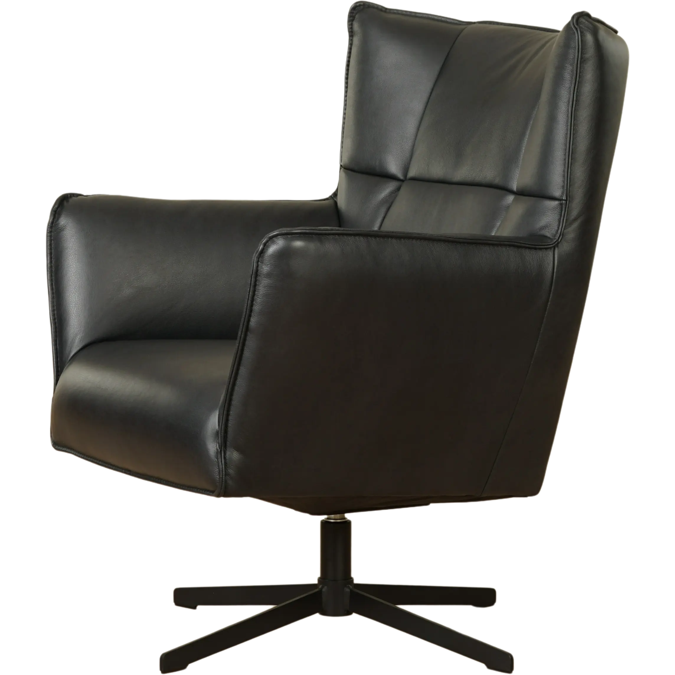 afbeelding van Leren draaifauteuil Lovely