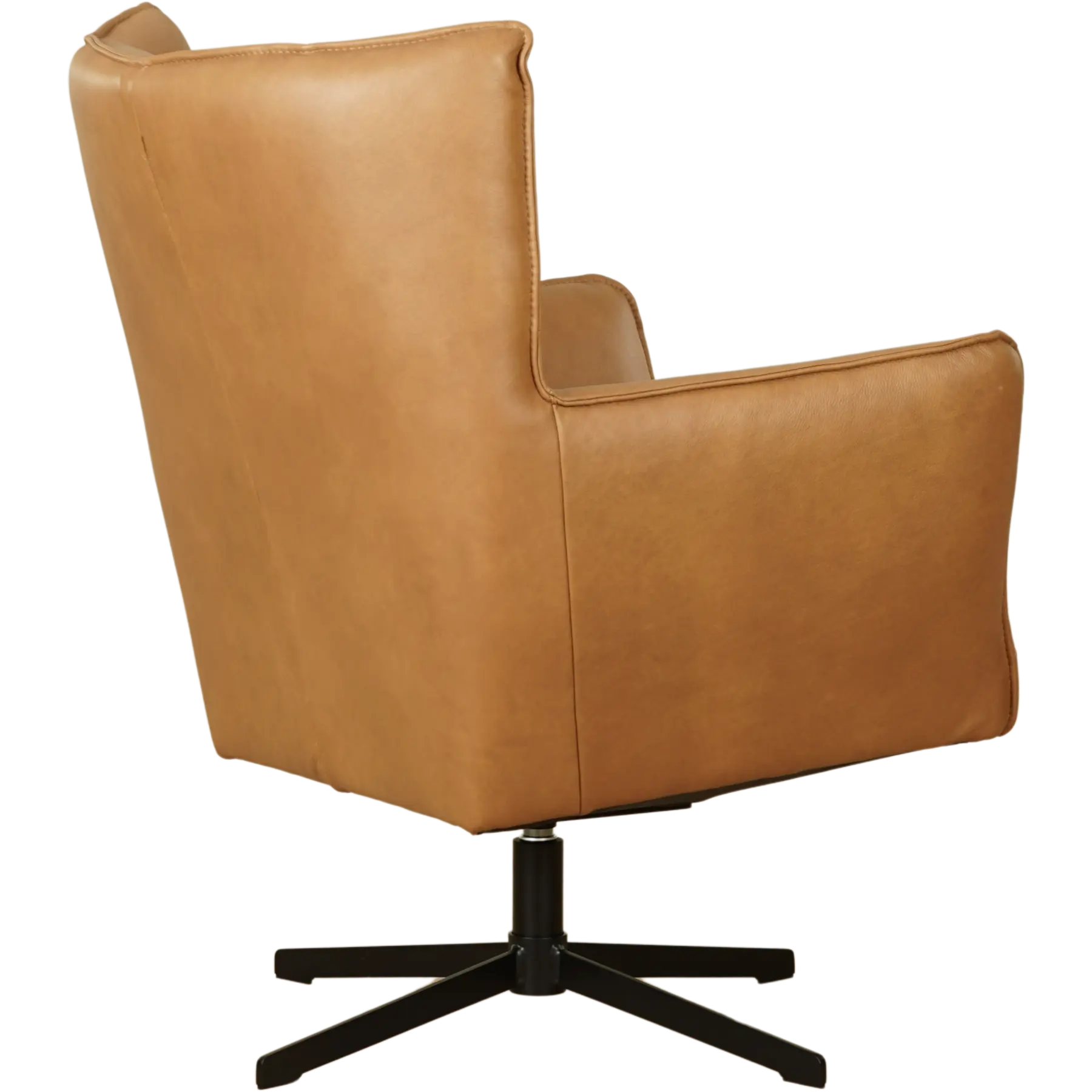 afbeelding van Leren draaifauteuil Lovely - Granada Sahara (cognac)