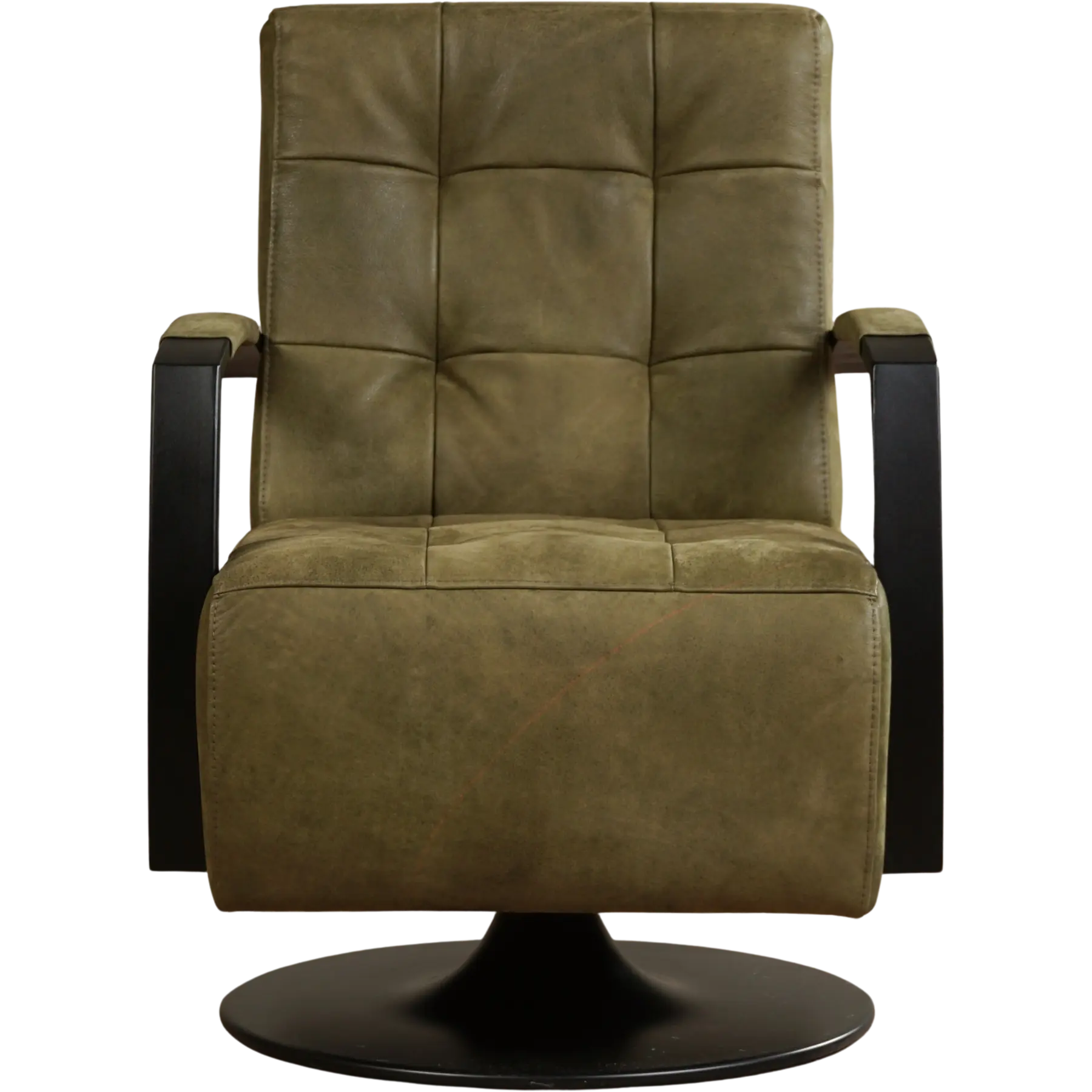 afbeelding van Leren draaifauteuil Mind