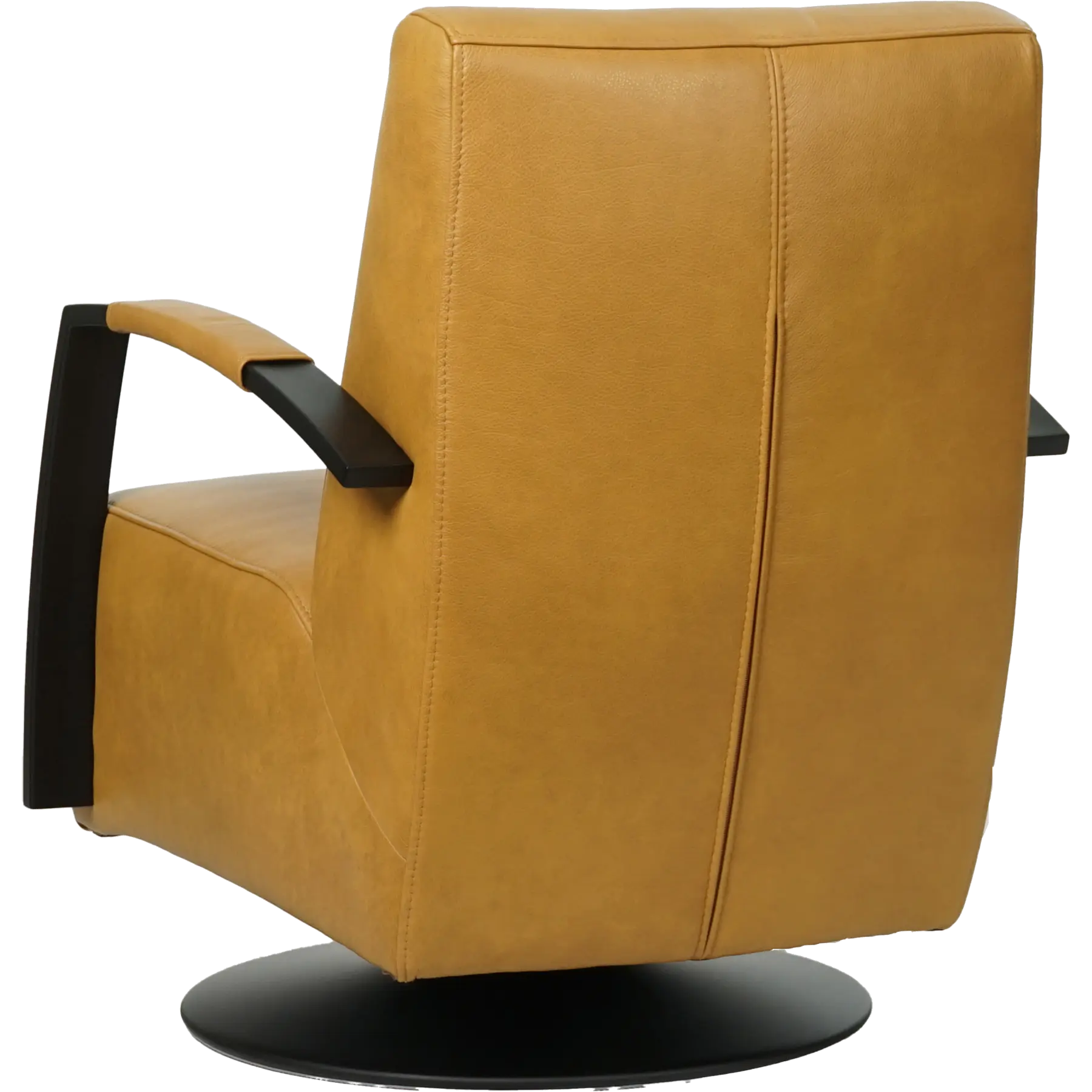 afbeelding van Leren draaifauteuil Mood