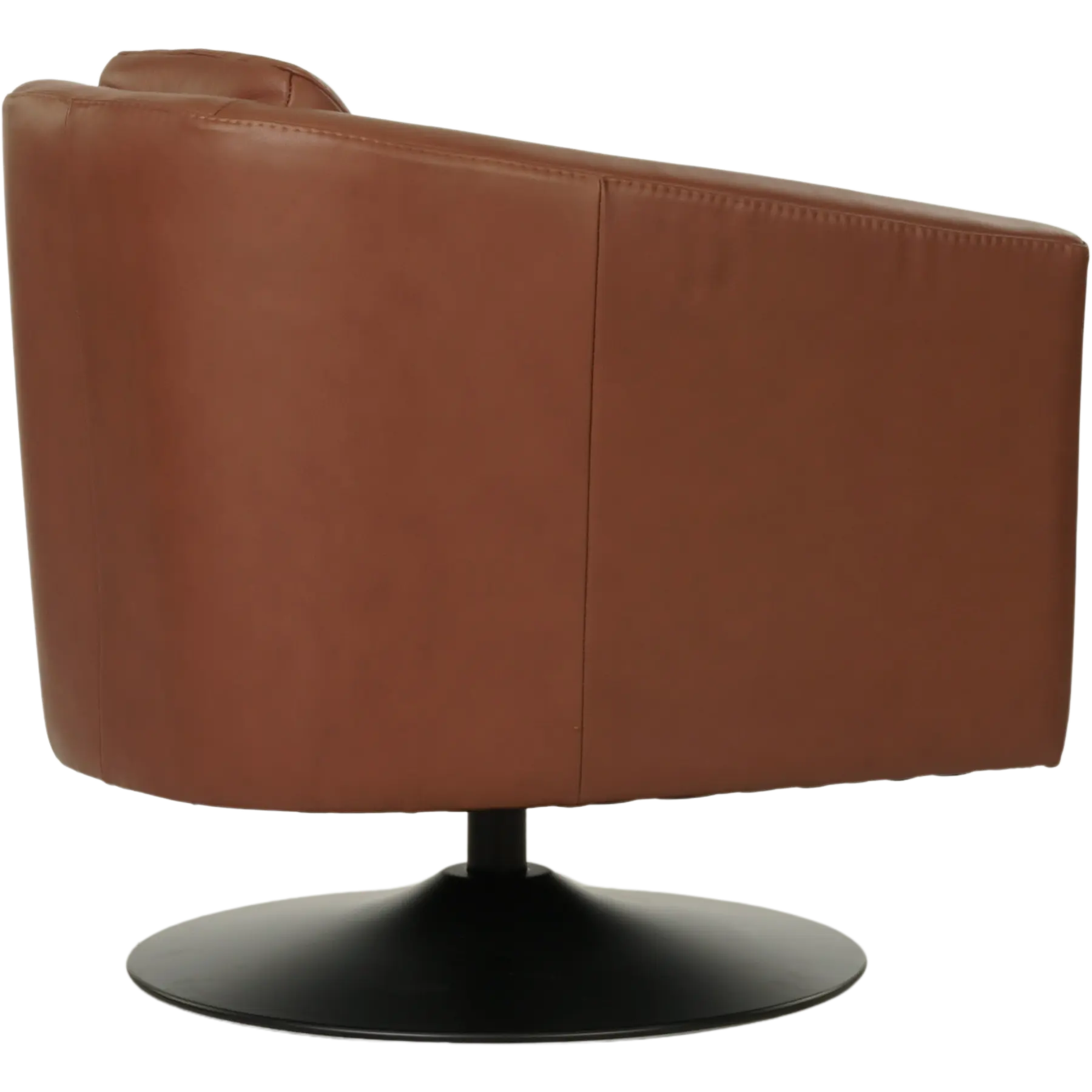 afbeelding van Leren draaifauteuil Press