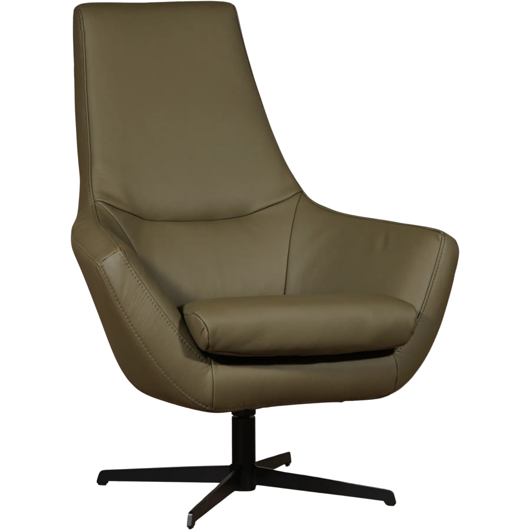 afbeelding van Leren draaifauteuil Treat