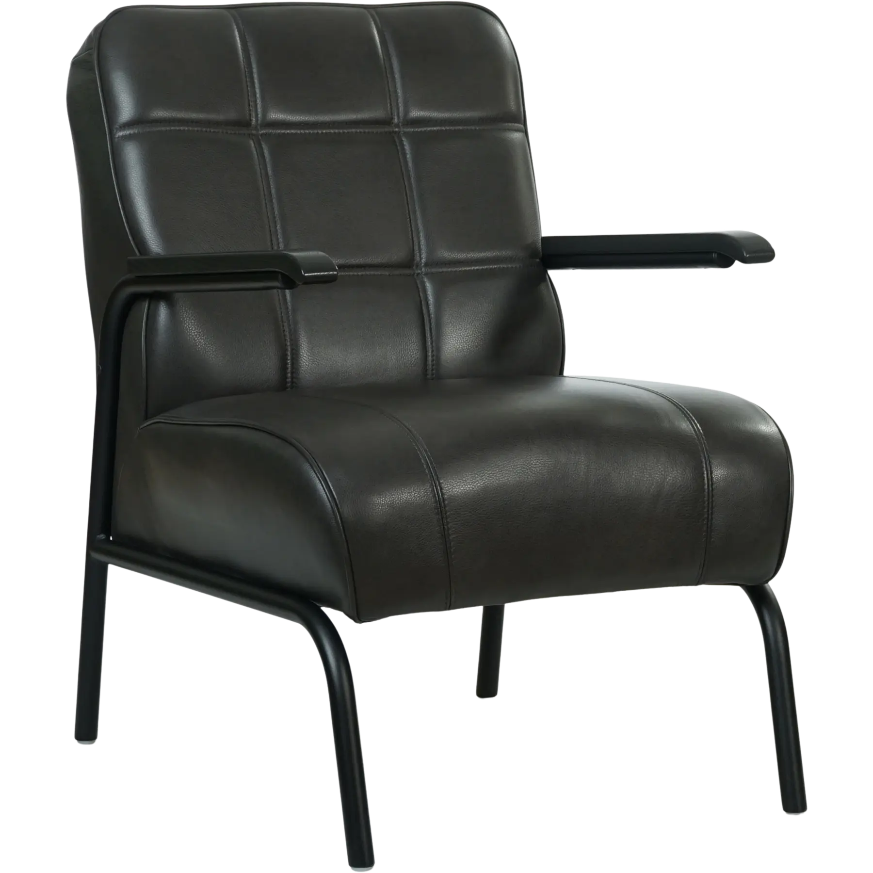 afbeelding van Leren fauteuil Ahead - Granada Graphite (donkergrijs)