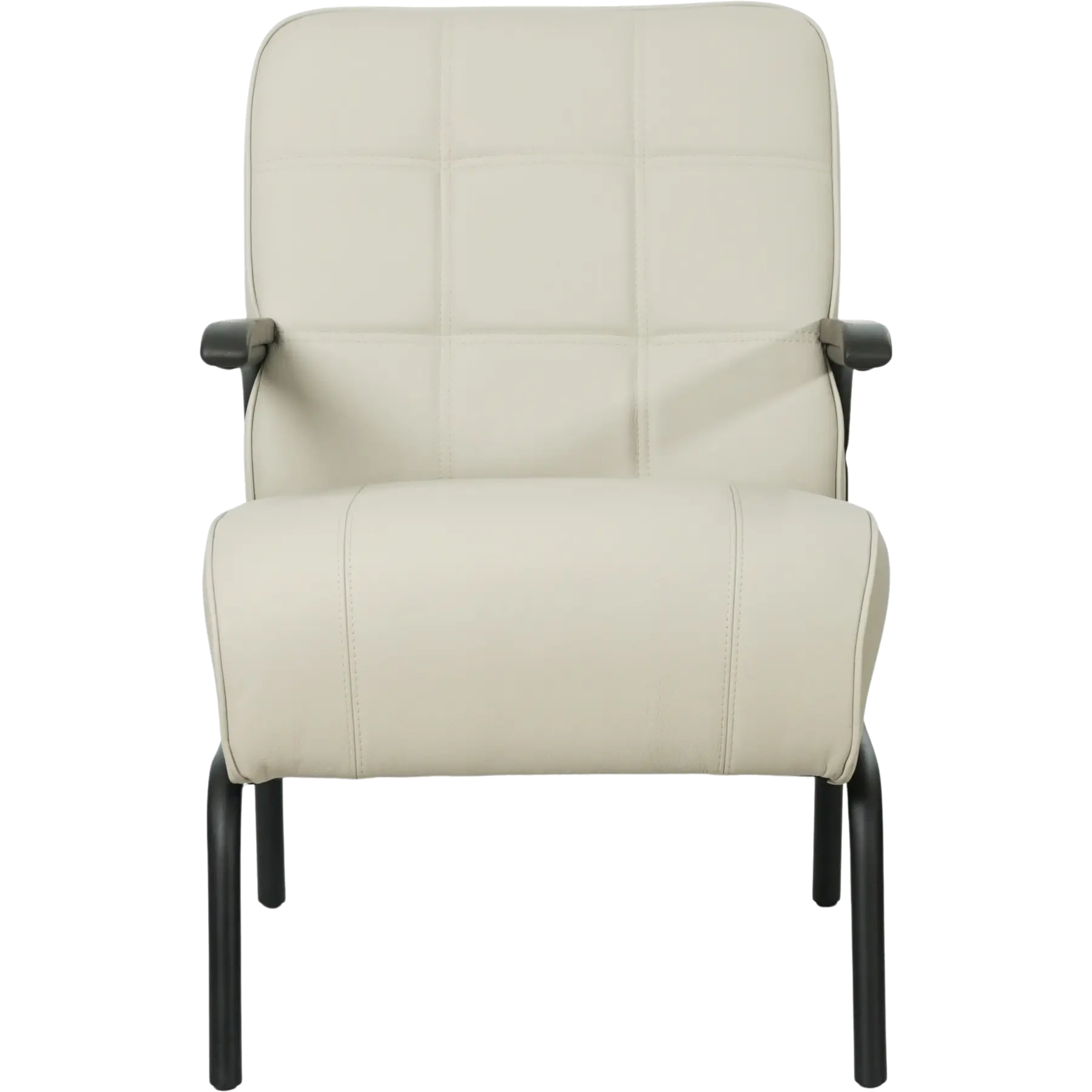 afbeelding van Leren fauteuil Ahead - Toledo Nebbia (crème)