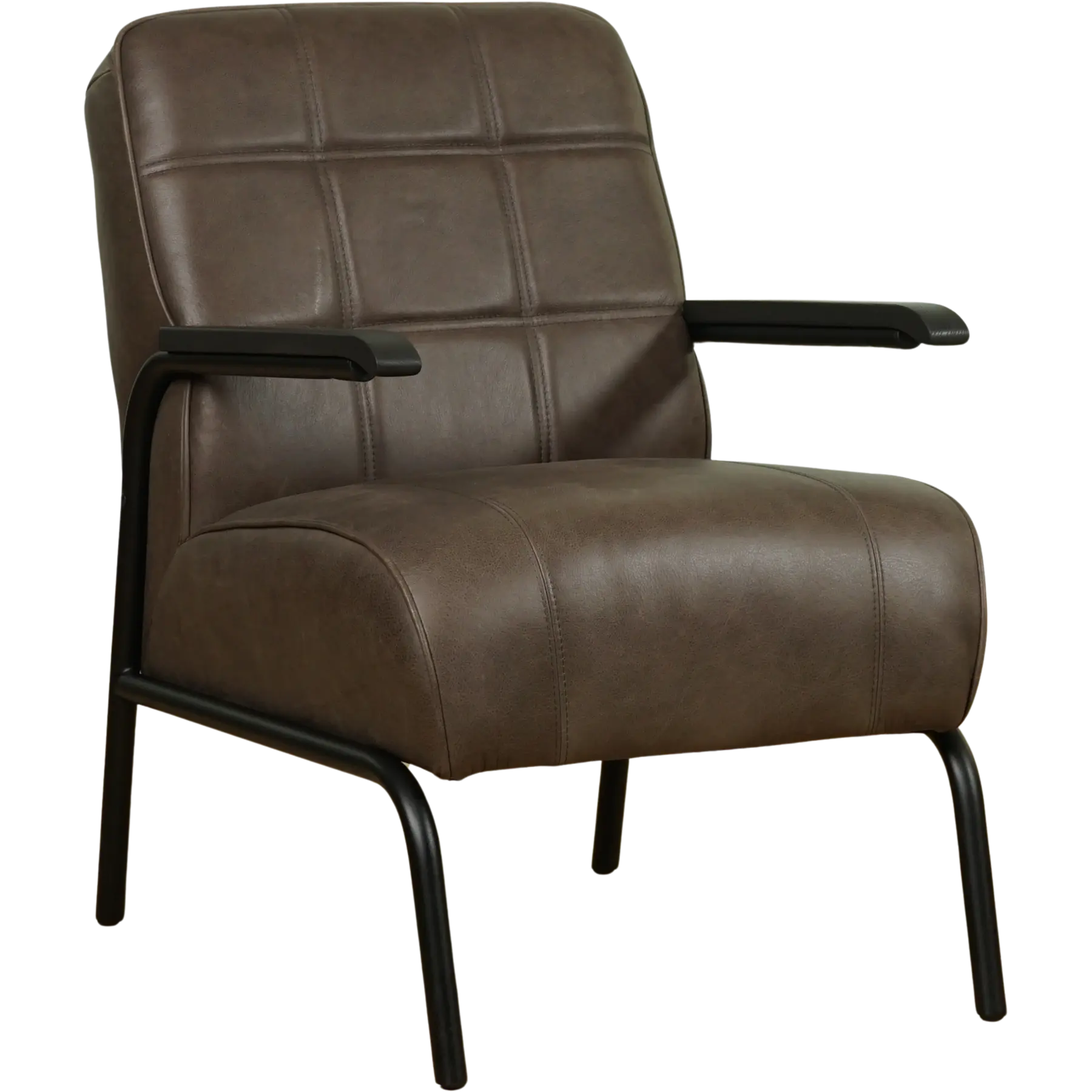 afbeelding van Leren fauteuil Ahead - Vintage Elephant (donkerbruin)