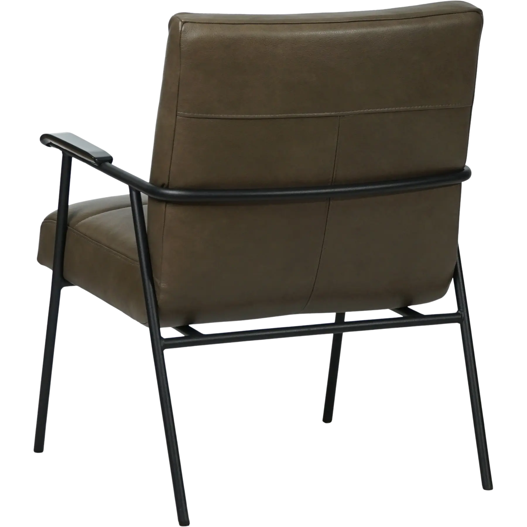 afbeelding van Leren fauteuil Beam - Granada Ash (grijs/bruin)