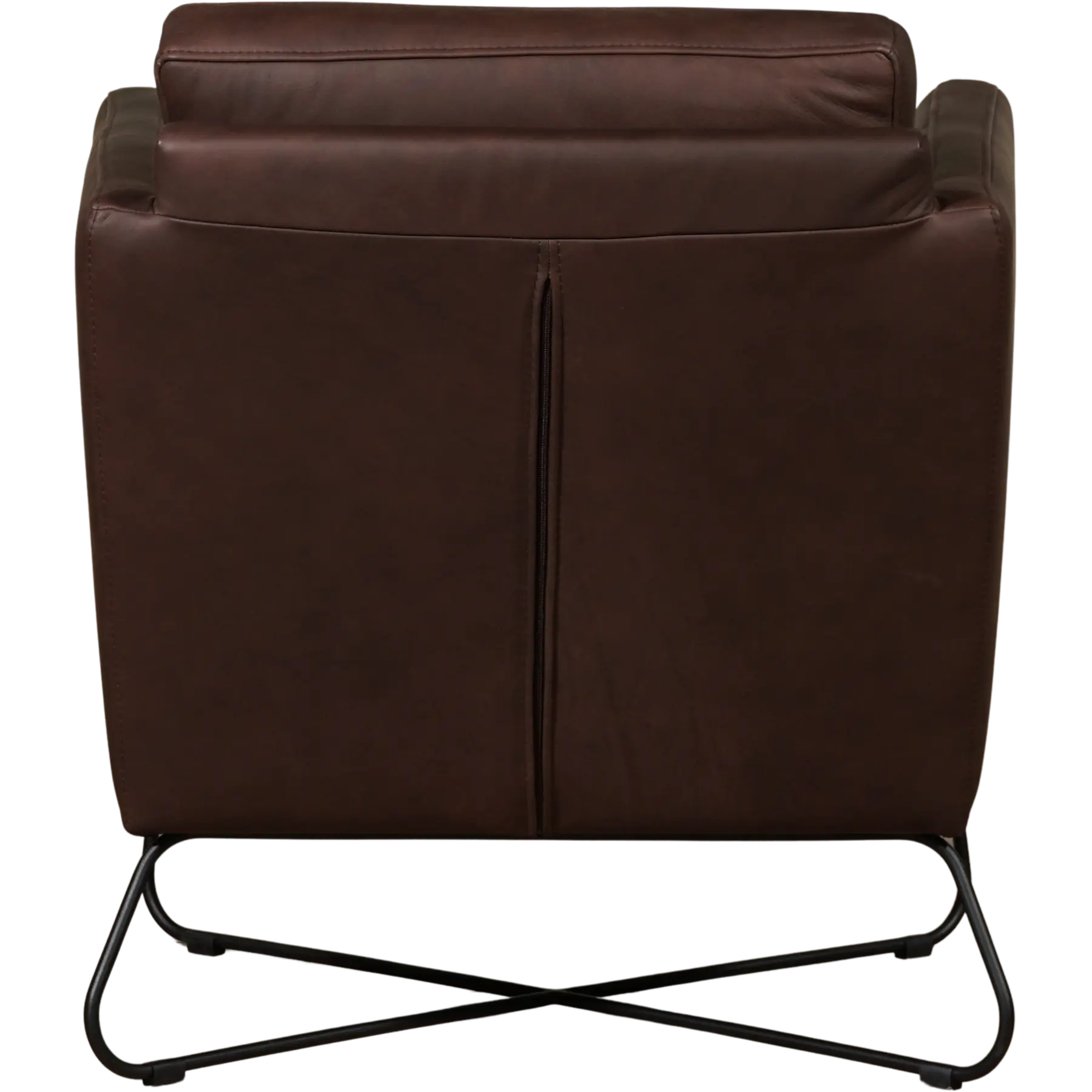 afbeelding van Leren fauteuil Club - Rancho Brown (bruin)